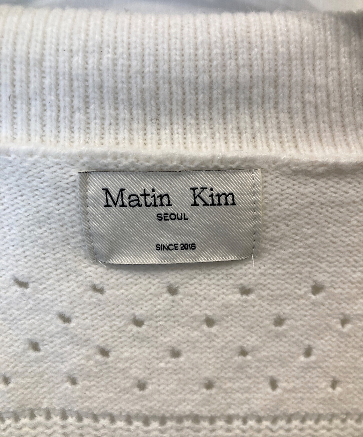 中古・古着通販】Matin Kim (マーティン・キム) ジップ 中古・古着通販】Matin Kim (マーティン・キム) ジップ