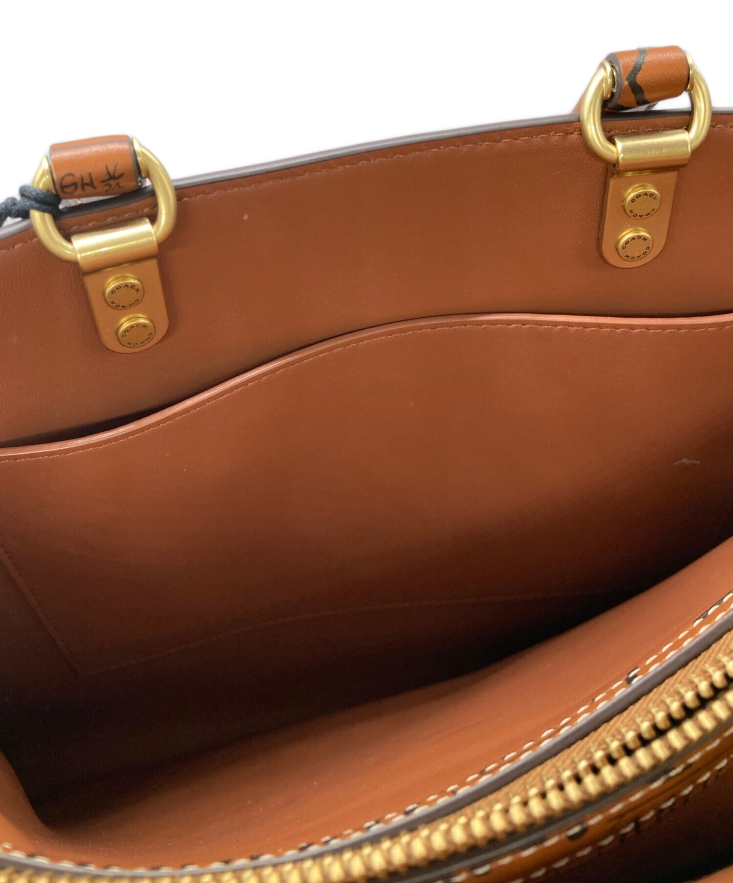 中古・古着通販】COACH (コーチ) PEANUTS (ピーナッツ) ローグ バッグ 