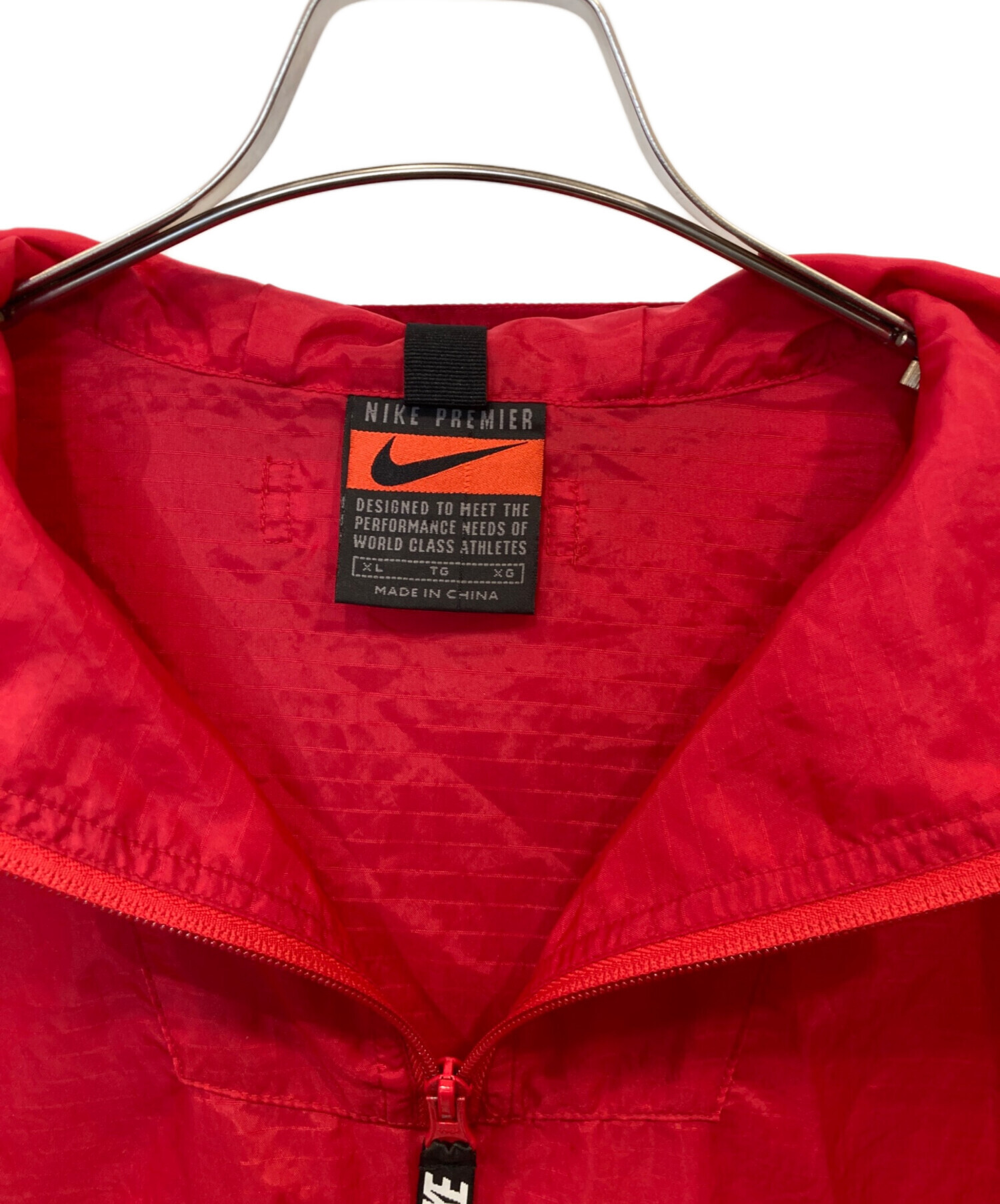中古・古着通販】NIKE (ナイキ) アノラックパーカー レッド サイズ:XL