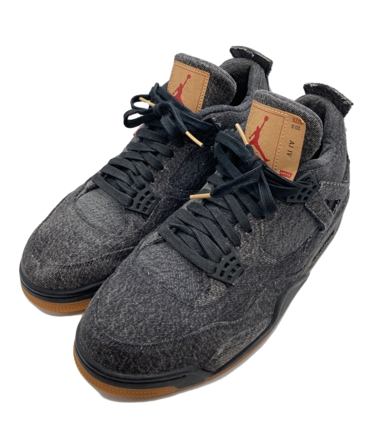 靴 Nike x Levi's Air Jordan 4 Black Denim 中古・古着通販】LEVI'S (リーバイス) NIKE (ナイキ) Air Jordan 4
