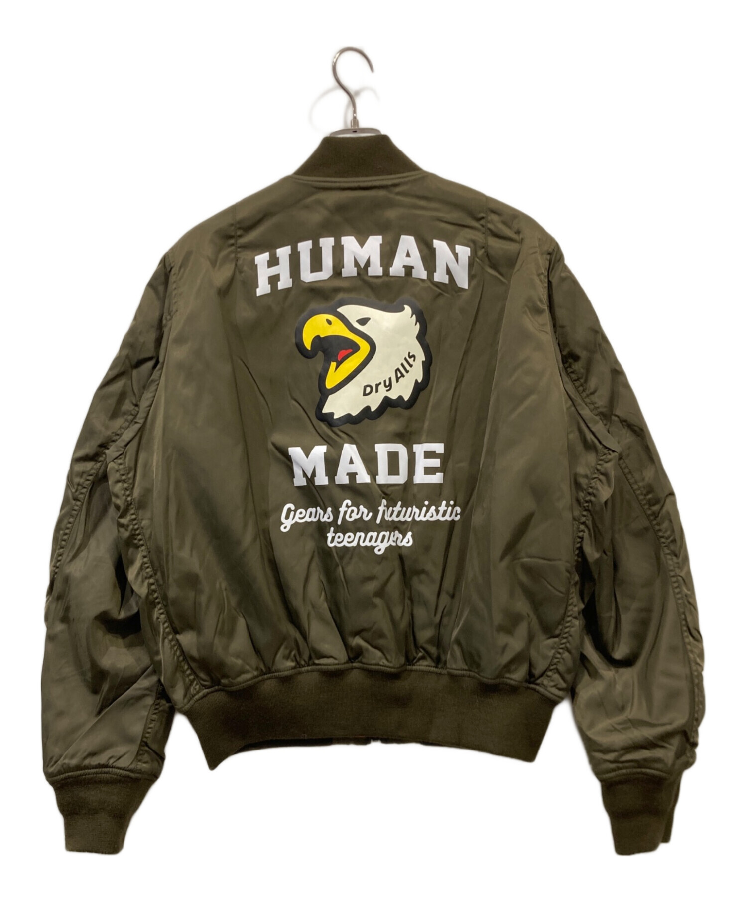 Humanmade カーキ シャツ ジャケット 中古・古着通販】HUMAN MADE (ヒューマンメイド) MA-1ジャケット