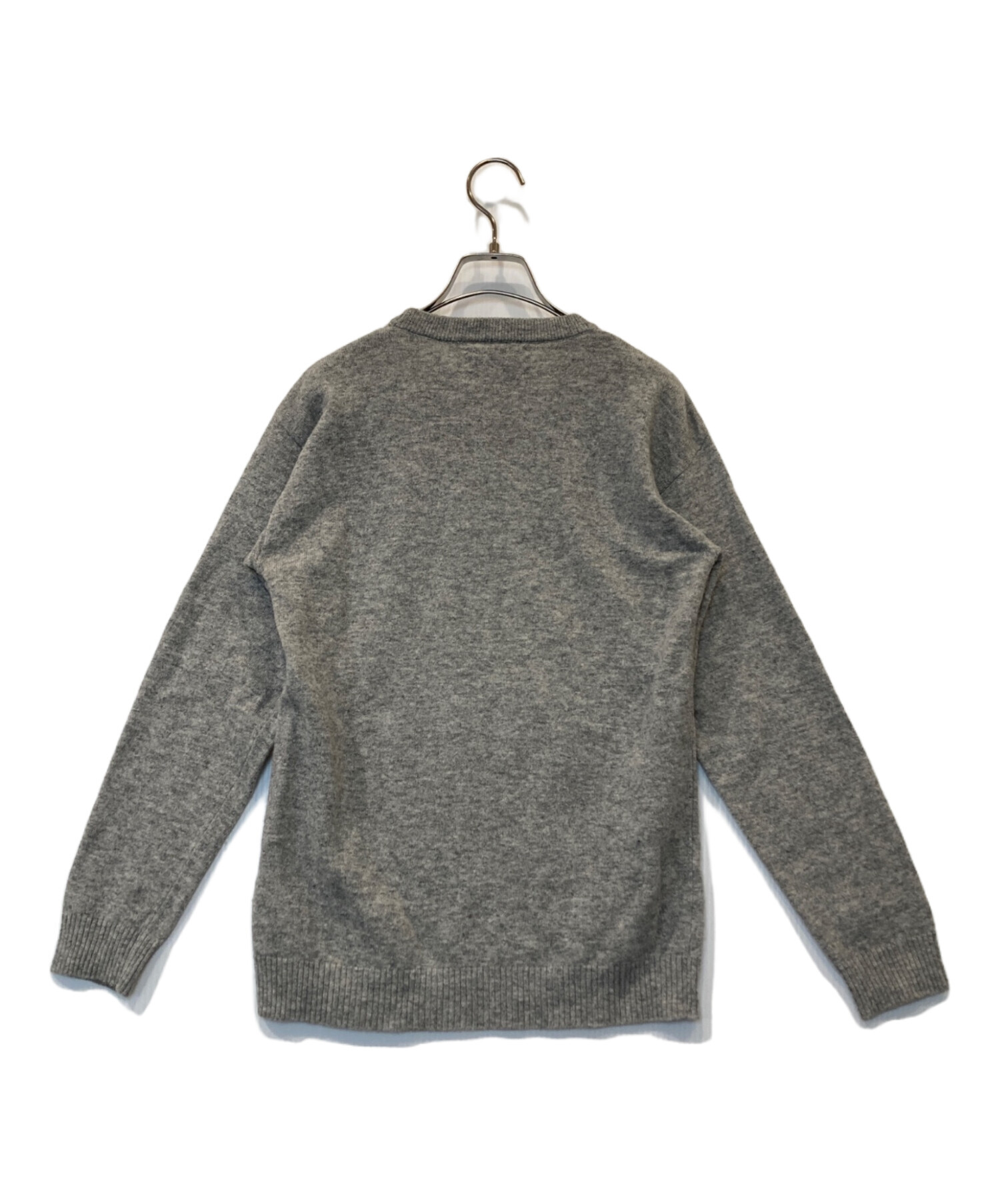 中古・古着通販】DIESEL (ディーゼル) スカルニット グレー サイズ:XS 