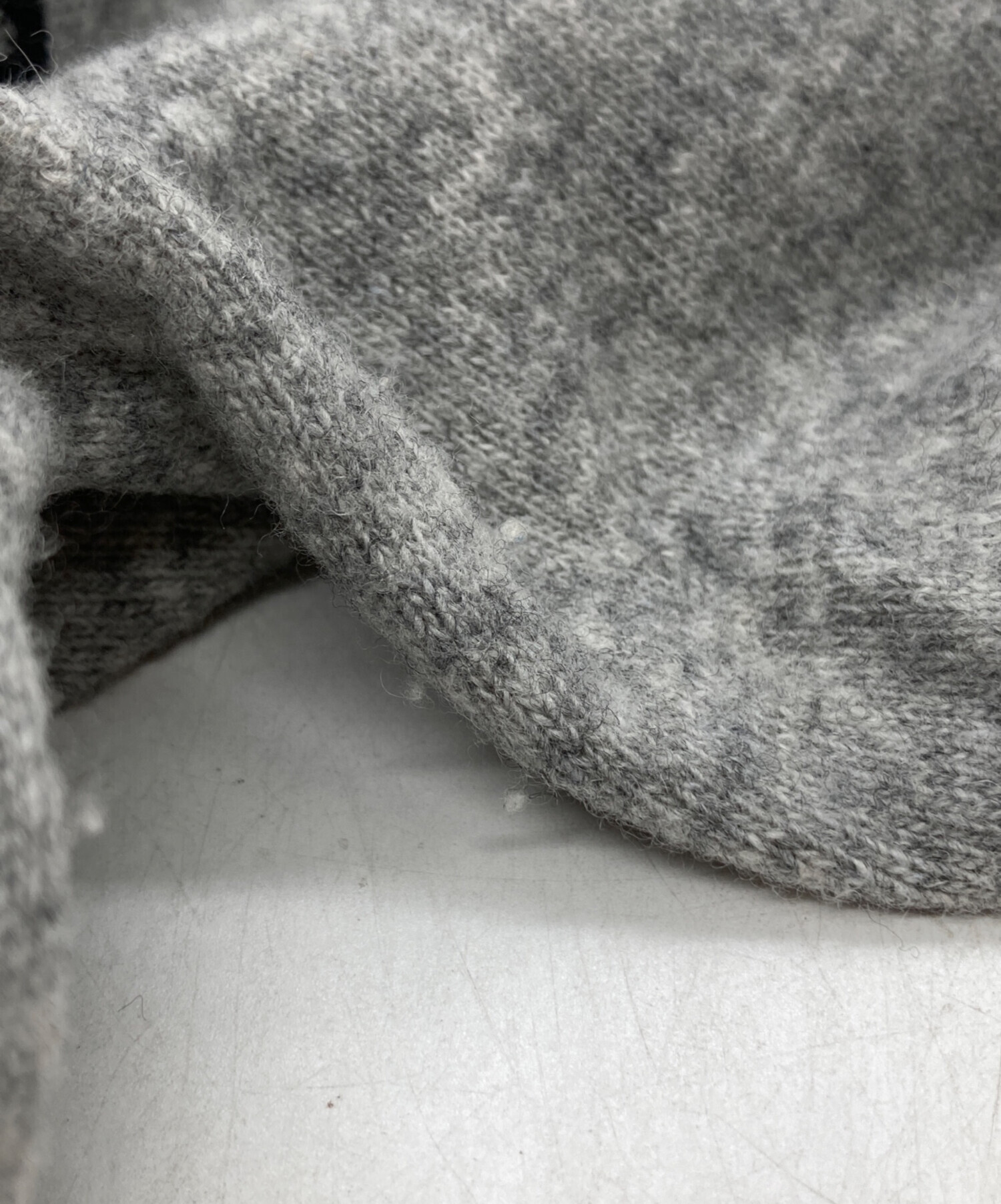 中古・古着通販】DIESEL (ディーゼル) スカルニット グレー サイズ:XS 