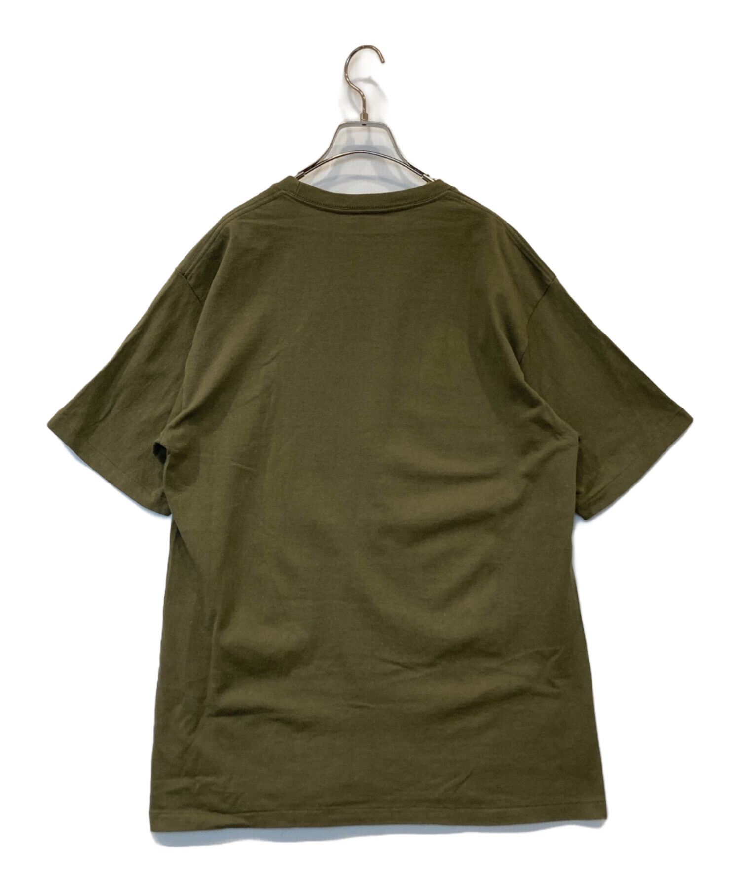 A BATHING APE Tシャツ・カットソー XS カーキ 【古着】【中古】【送料無料】 中古・古着通販】A BATHING APE (アベイシングエイプ) プリントTシャツ