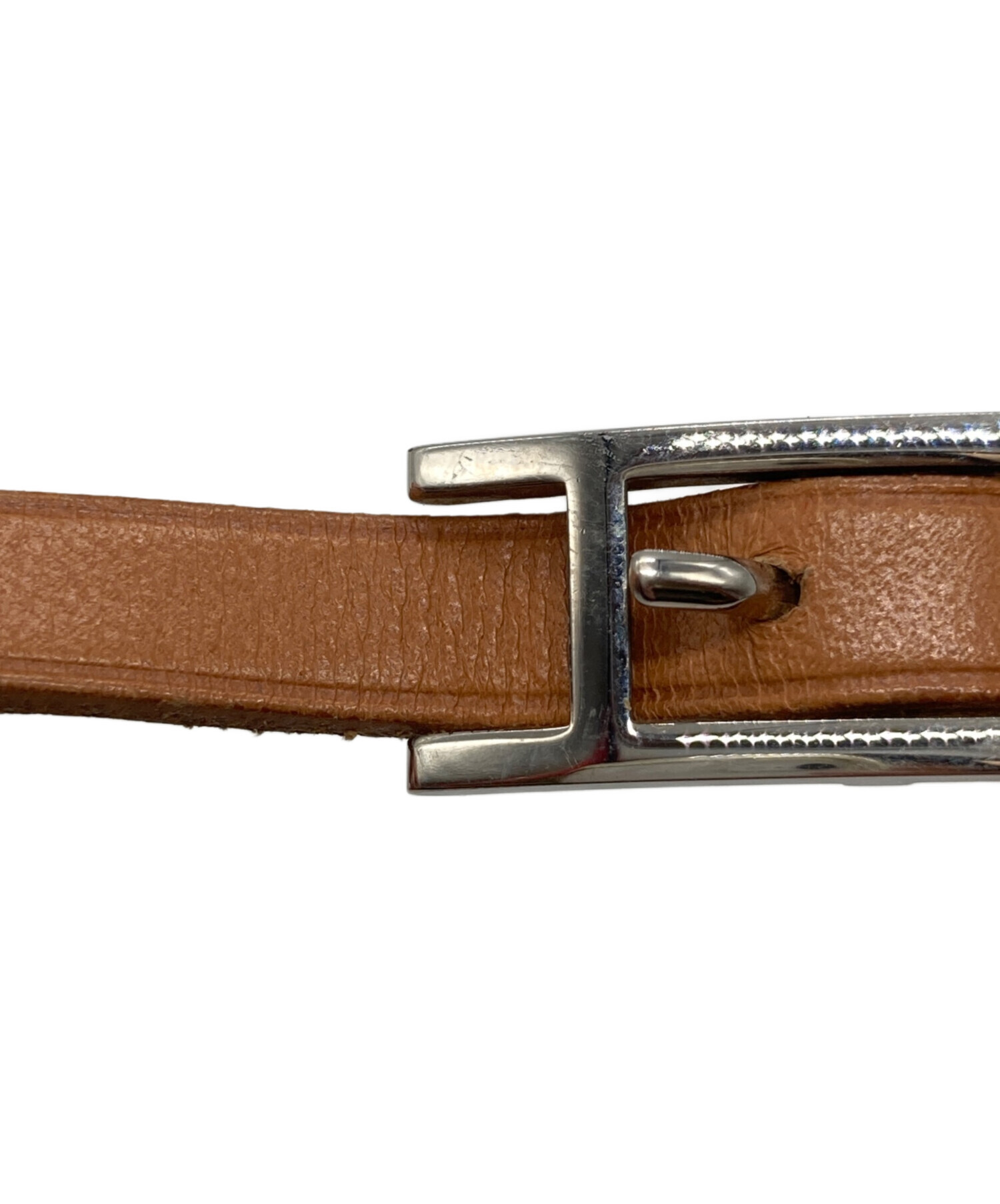 中古・古着通販】HERMES (エルメス) アピ3 レザーブレスレット