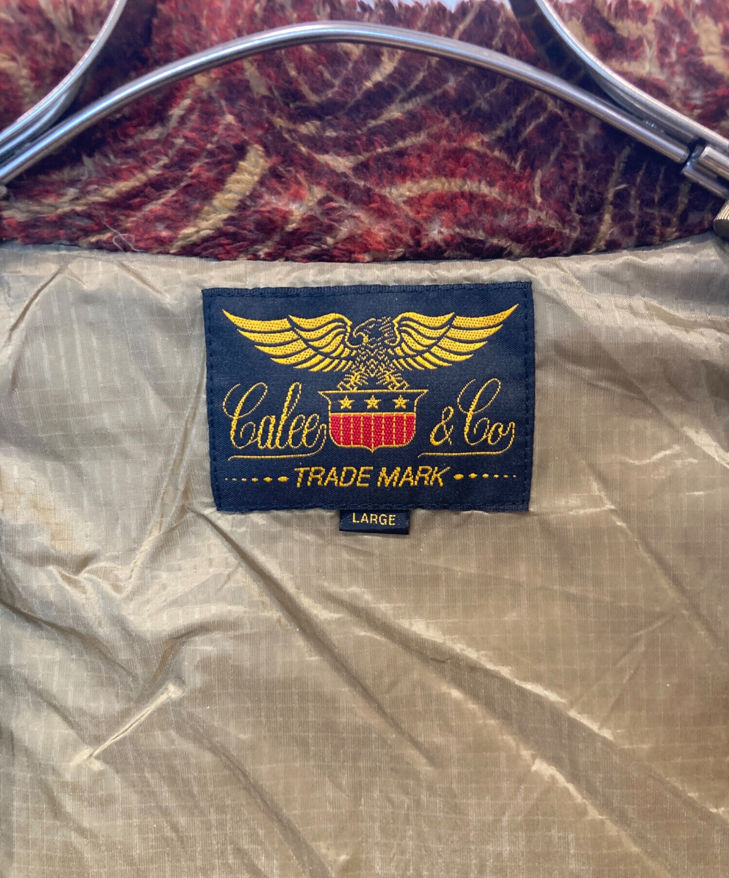 中古・古着通販】CALEE (キャリー) spiral pattern fleece jacket