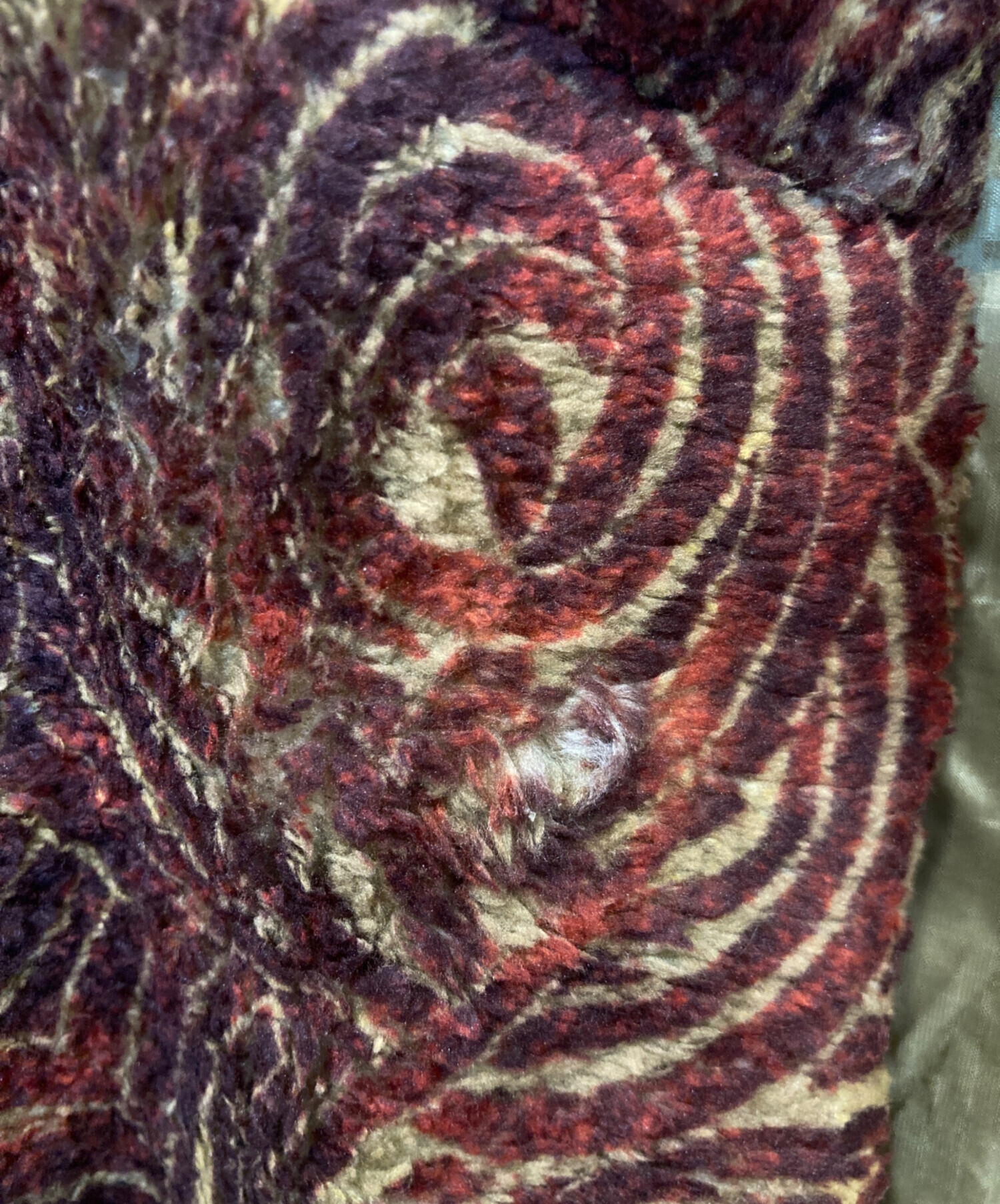 中古・古着通販】CALEE (キャリー) spiral pattern fleece jacket