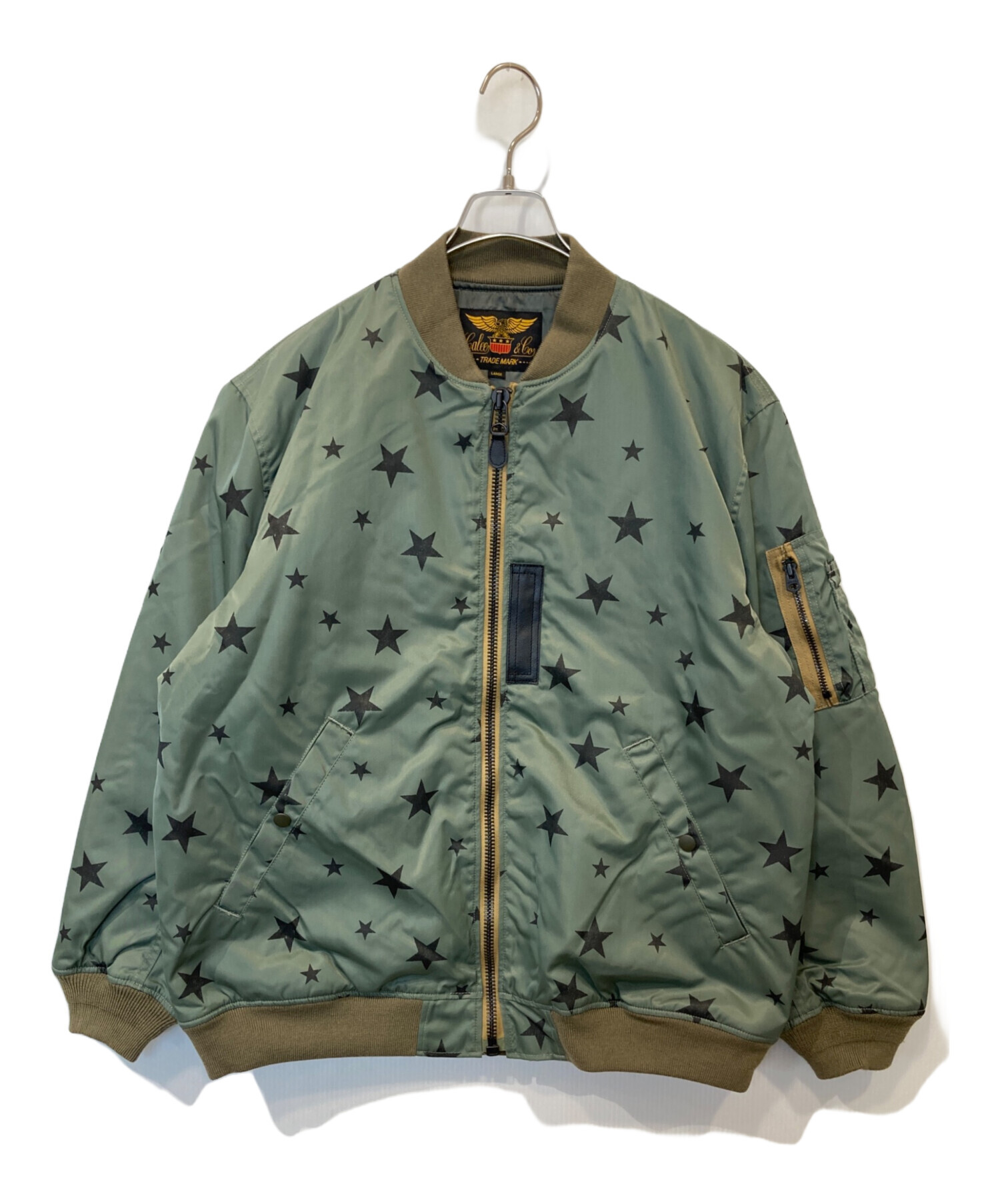 CALEE キャリー MA-1 Allover star pattern 星柄 中古・古着通販】CALEE (キャリー) Allover star pattern MA-1 オール