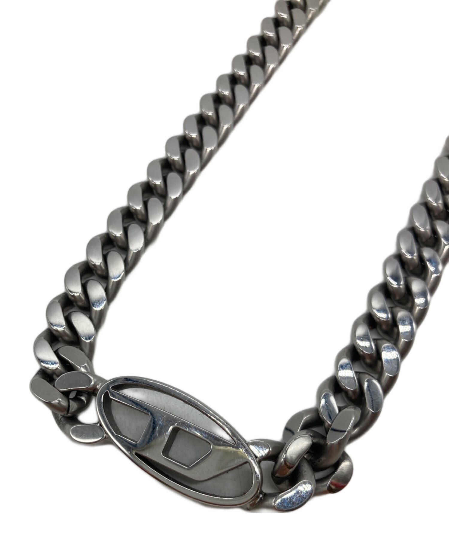 中古・古着通販】DIESEL (ディーゼル) Dロゴチェーンネックレス