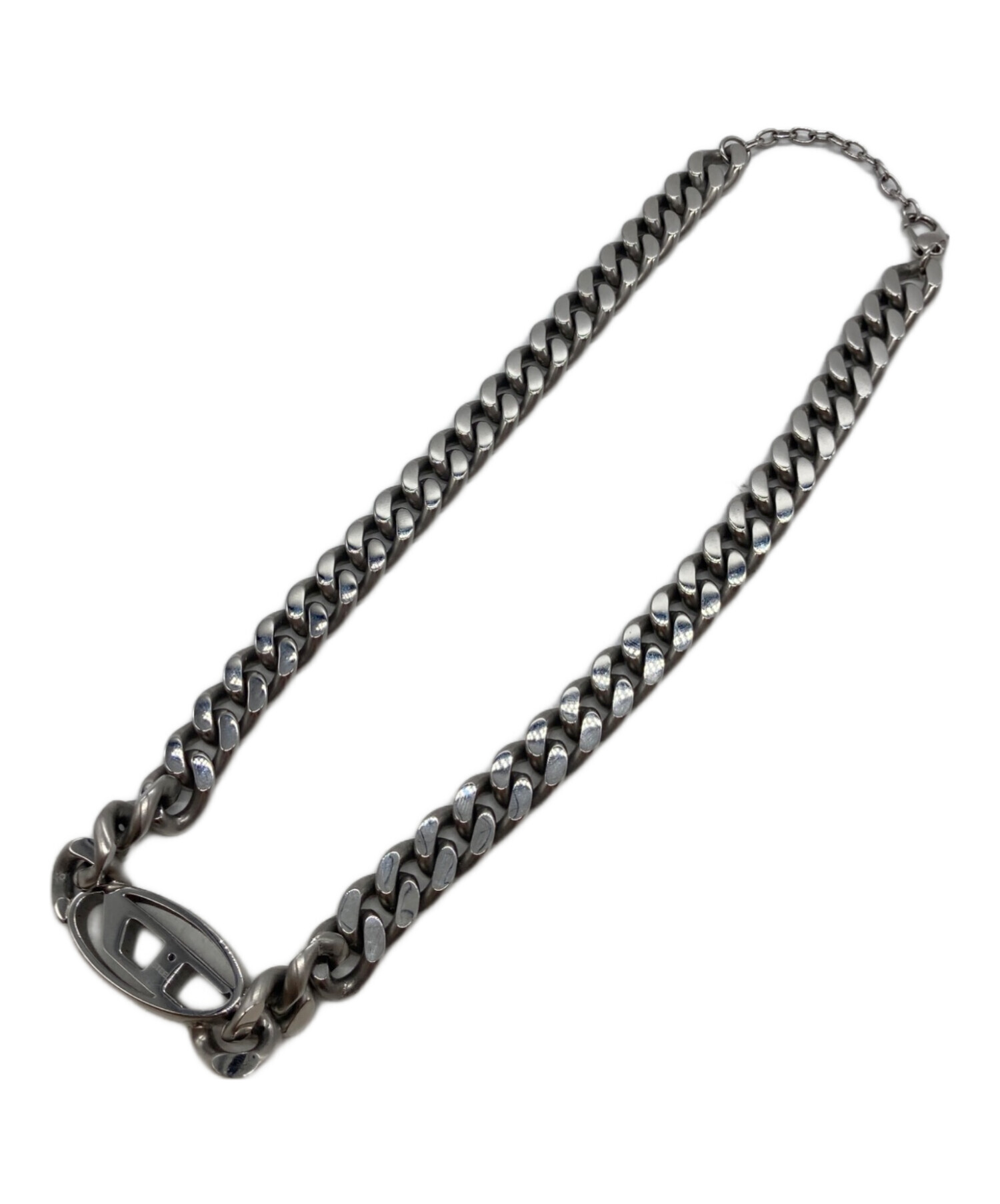中古・古着通販】DIESEL (ディーゼル) Dロゴチェーンネックレス