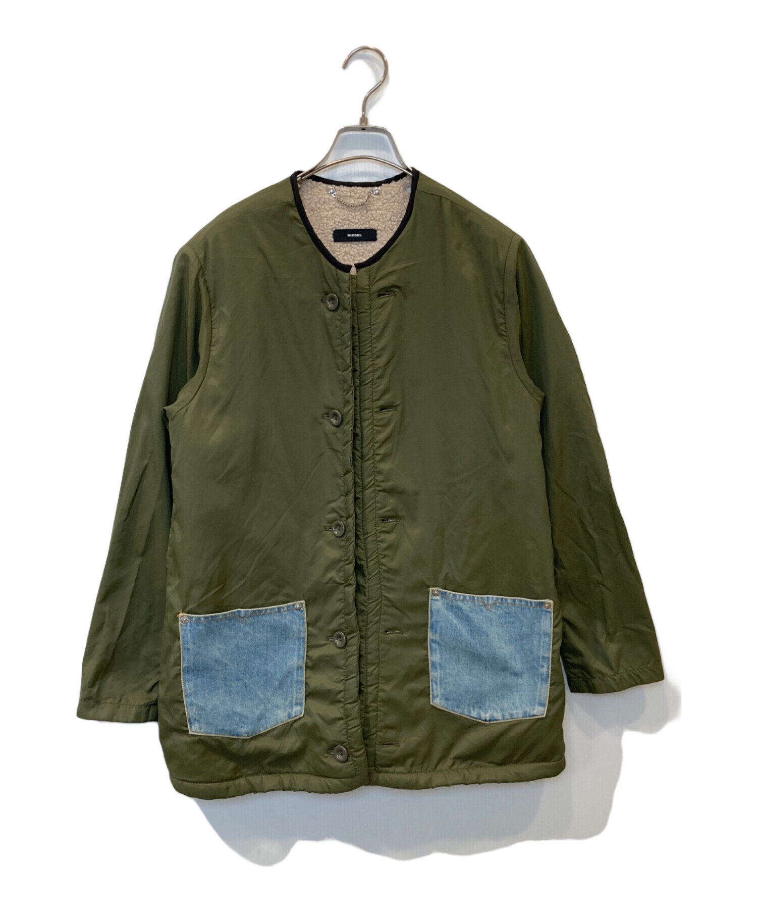 中古・古着通販】DIESEL (ディーゼル) ライナー付モッズコート カーキ