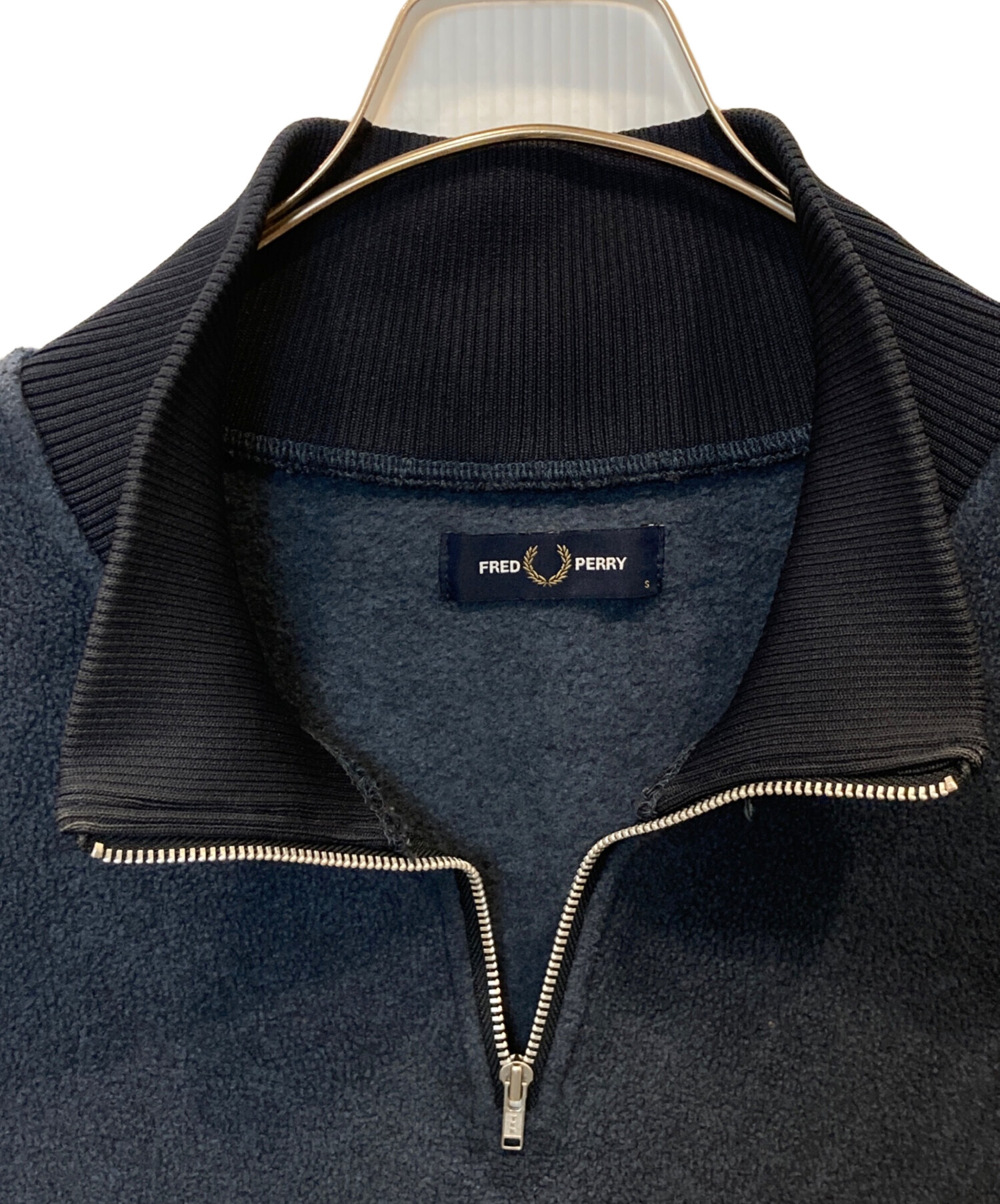中古・古着通販】FRED PERRY (フレッドペリー) ハーフジップスウェット