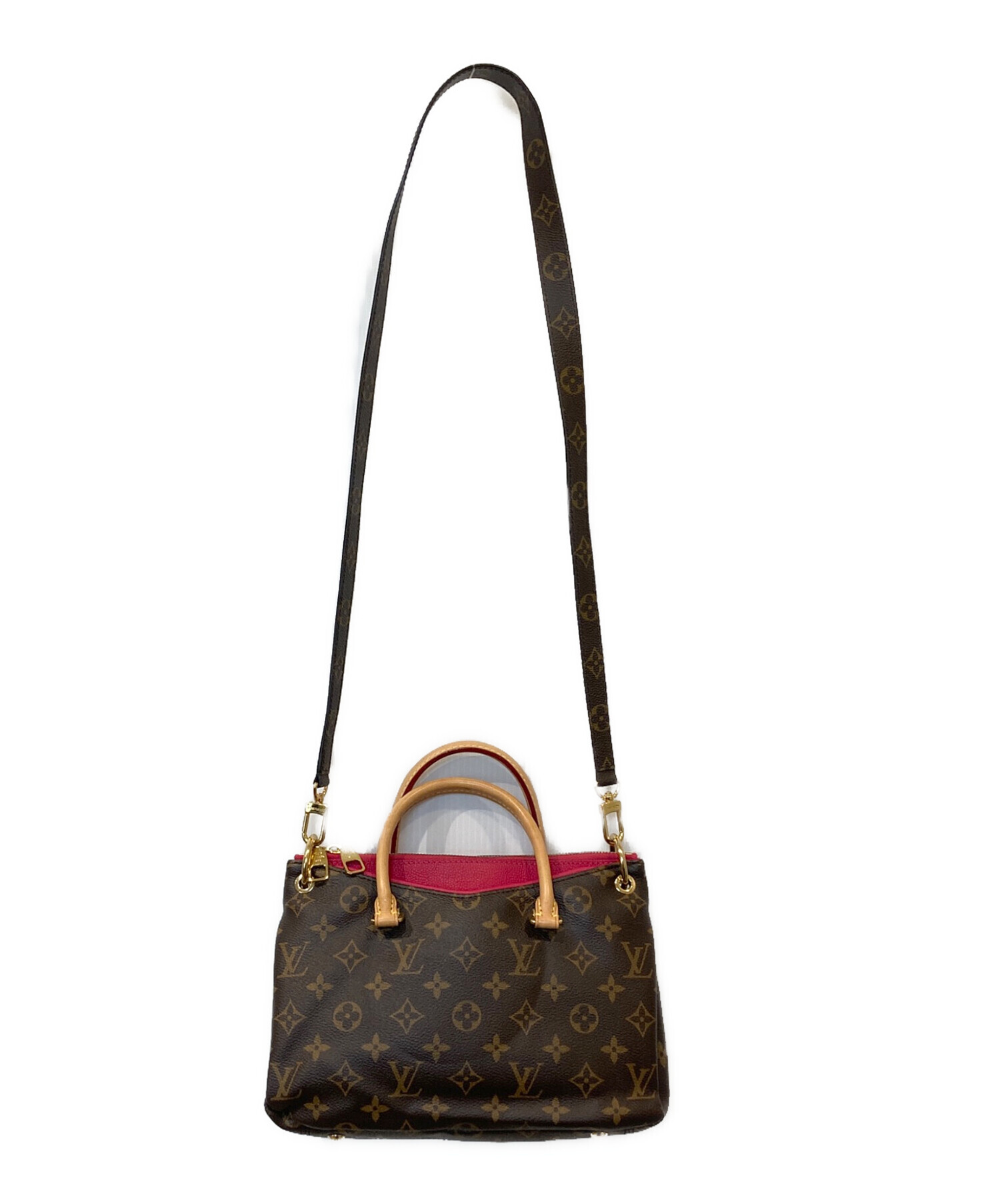 【トレファク足立扇店】2WAYﾊﾞｯｸﾞ LOUIS VUITTON ﾓﾉｸﾞﾗﾑ ﾊﾟﾗｽ M44042 程度B 中古・古着通販】LOUIS VUITTON (ルイ ヴィトン) 2WAYバッグ