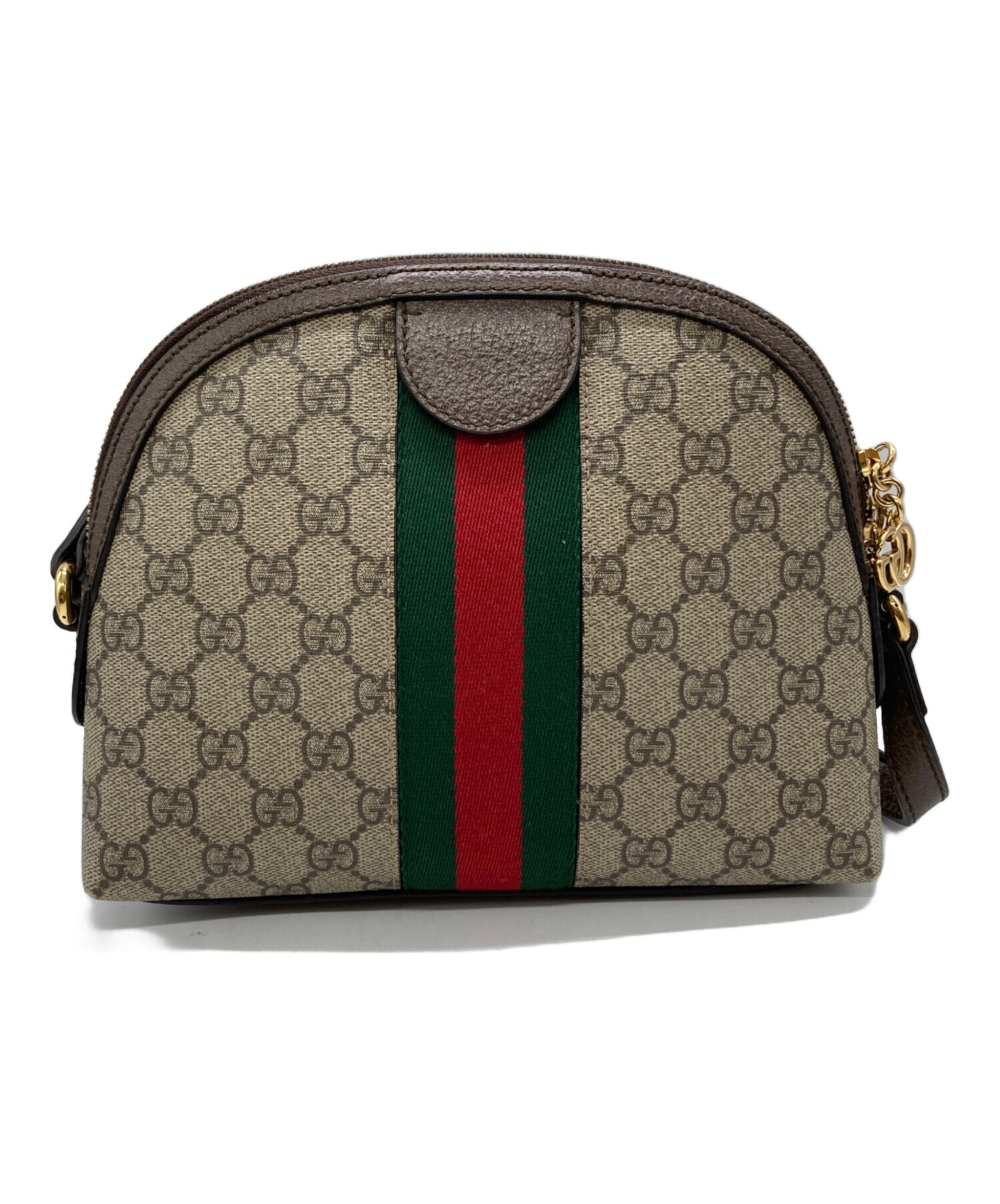 本物 グッチ GUCCI GGスプリーム ショルダーバッグ ポシェット ベージュ バッグ 中古・ 中古・古着通販】GUCCI (グッチ) GGスプリームショルダーバッグ 499621