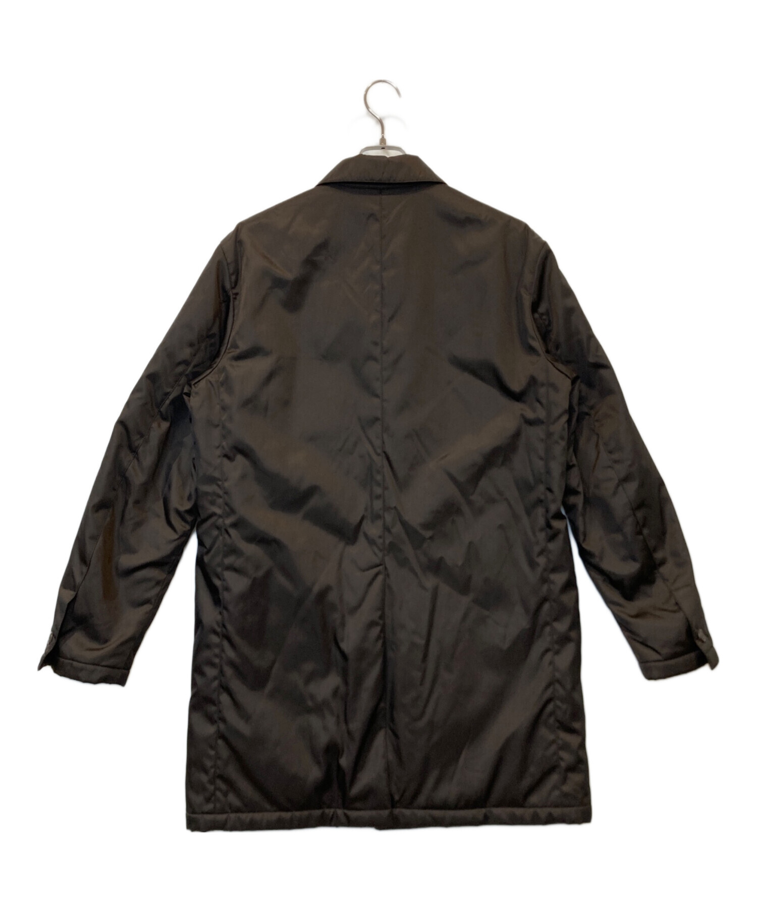 中古・古着通販】PRADA (プラダ) ナイロンパテッドステンカラーコート