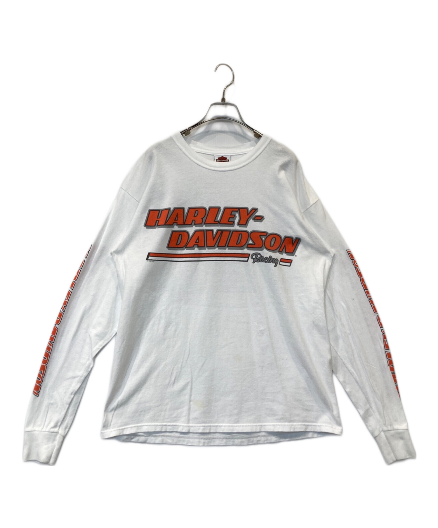 Harley-Davidson 長袖カットソー ホワイトサーマルハーレーロンT 中古・古着通販】HARLEY-DAVIDSON (ハーレーダビッドソン) ロング