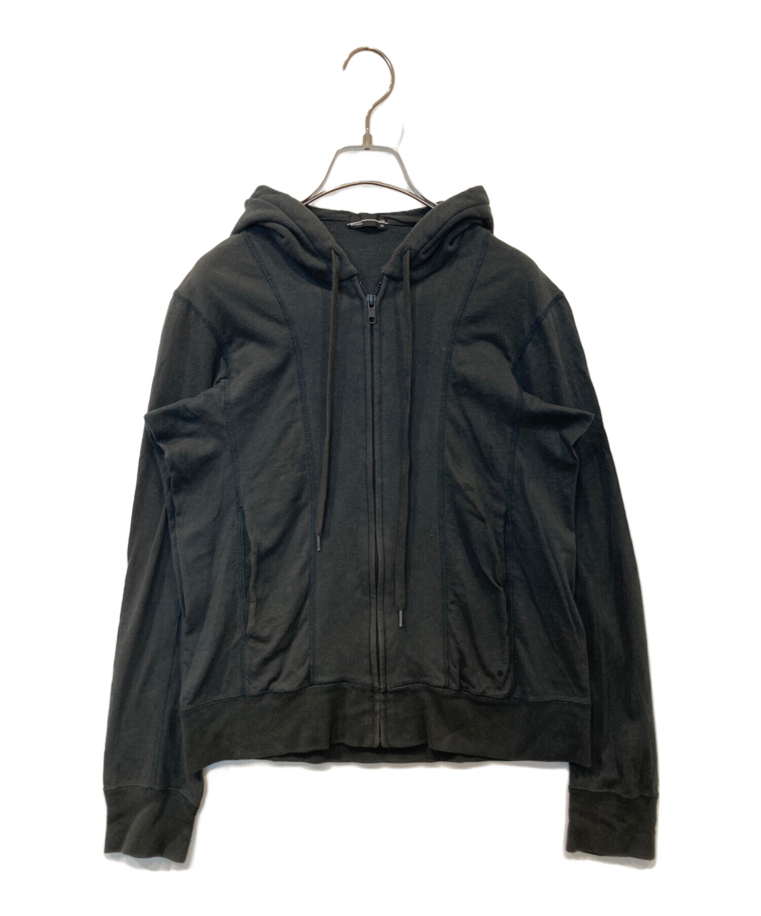 RADMUSICIAN ブラック ダブルジップパーカー 中古・古着通販】LAD MUSICIAN (ラッドミュージシャン) ジップパーカー