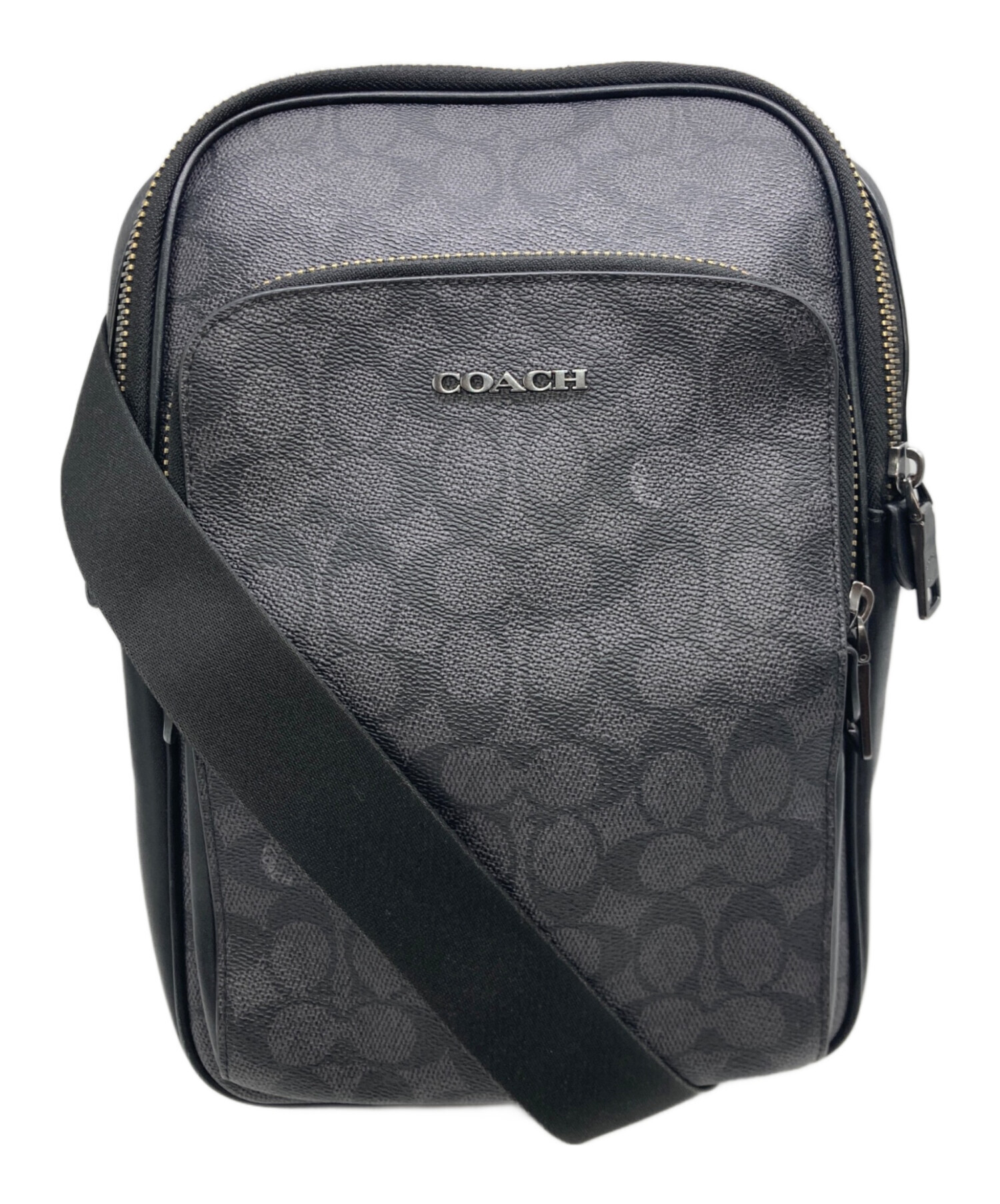 COACH ボディバッグ F2421-CV918 中古・古着通販】COACH (コーチ) ワンショルダーバッグ CV918 ブラック