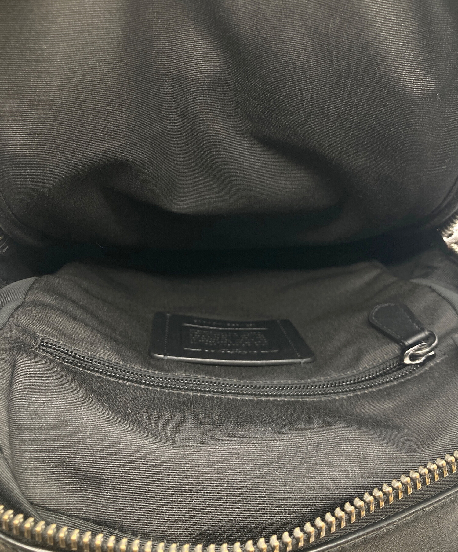 中古・古着通販】COACH (コーチ) ワンショルダーバッグ CV918 ブラック