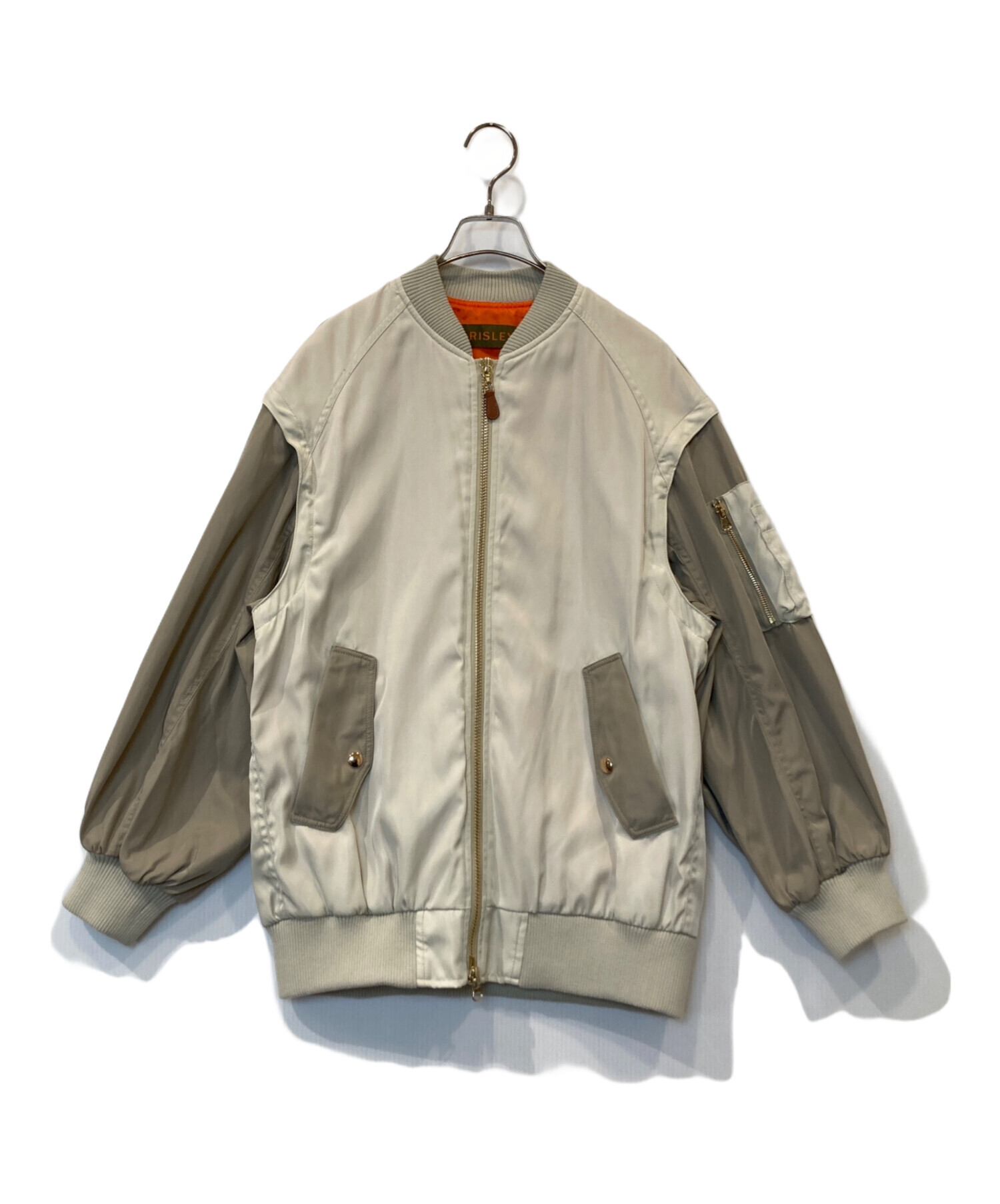中古・古着通販】Risley (リズレー) 2wayバックフリルMA-1ブルゾン 