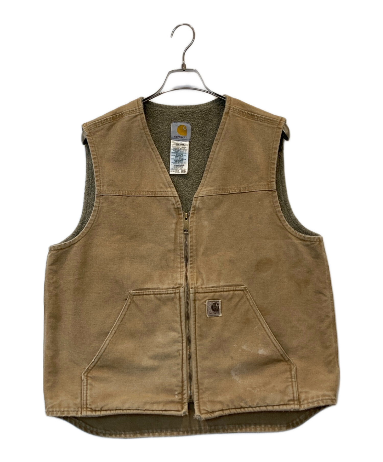 中古・古着通販】CarHartt (カーハート) ダック地ベスト V26 CML