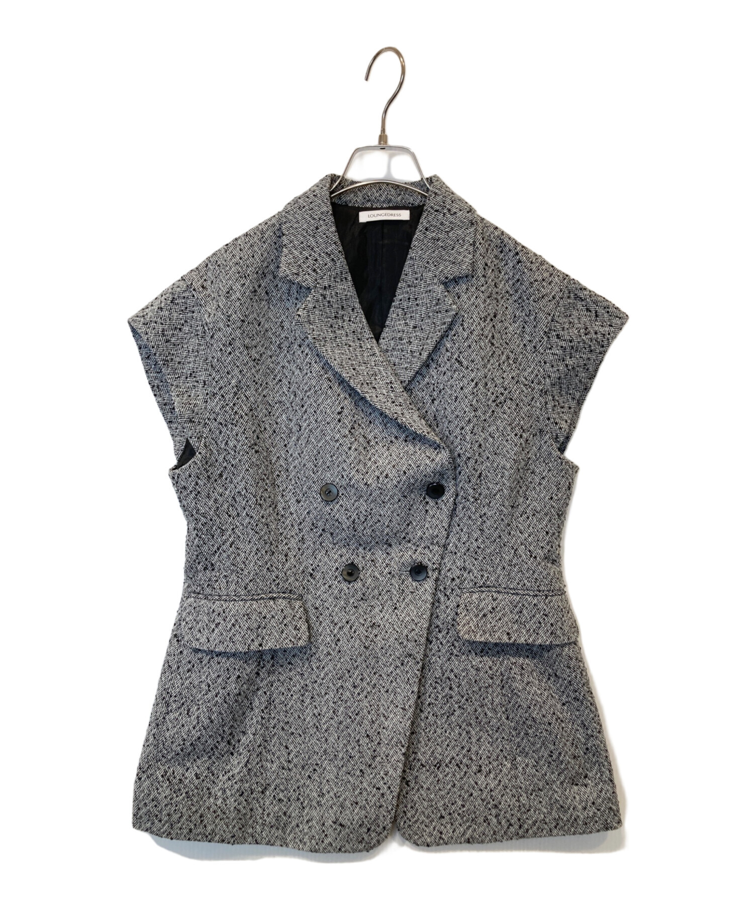 中古・古着通販】Loungedress (ラウンジドレス) キャップスリーブWジレ