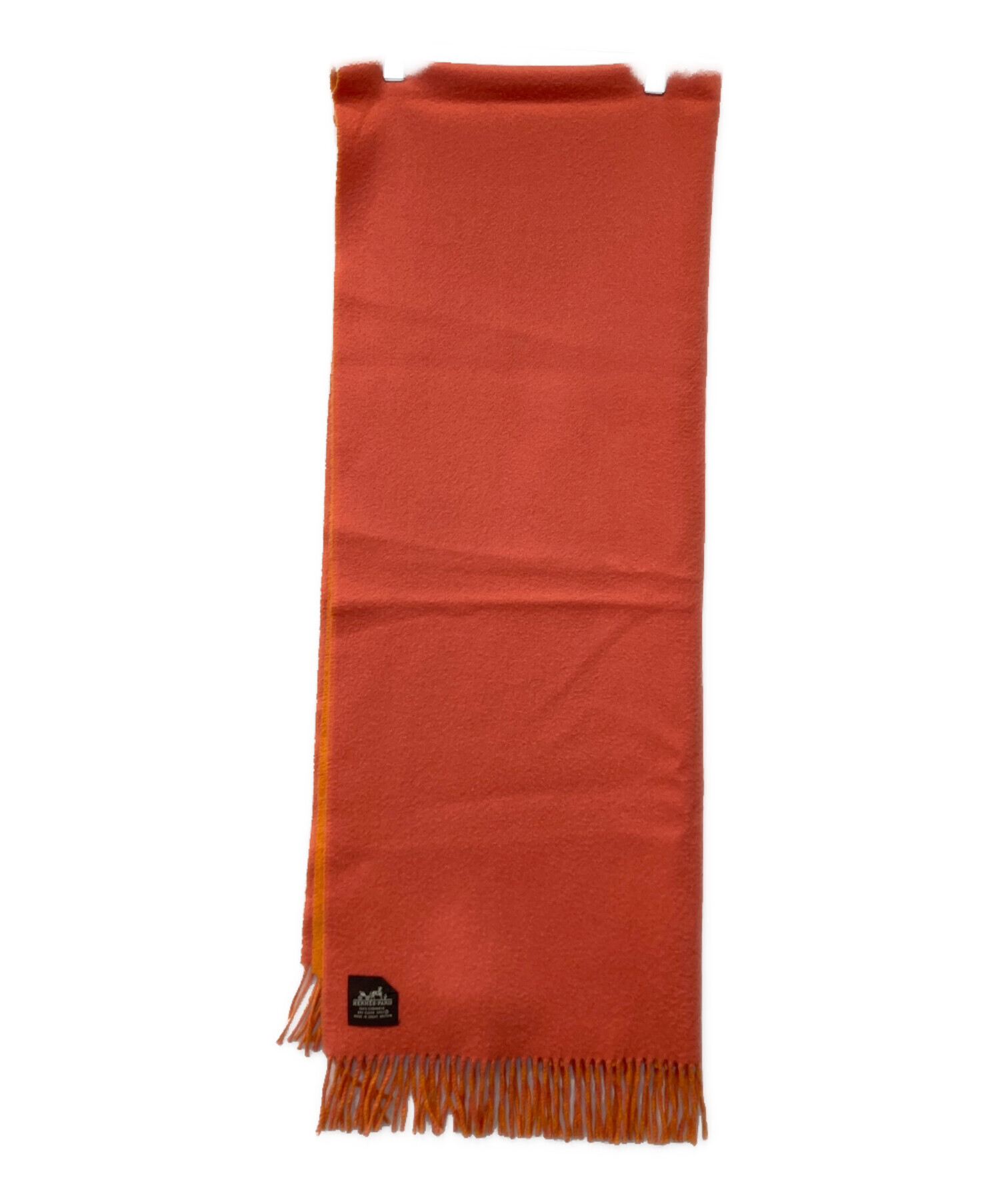 中古・古着通販】HERMES (エルメス) リバーシブルカシミヤマフラー 