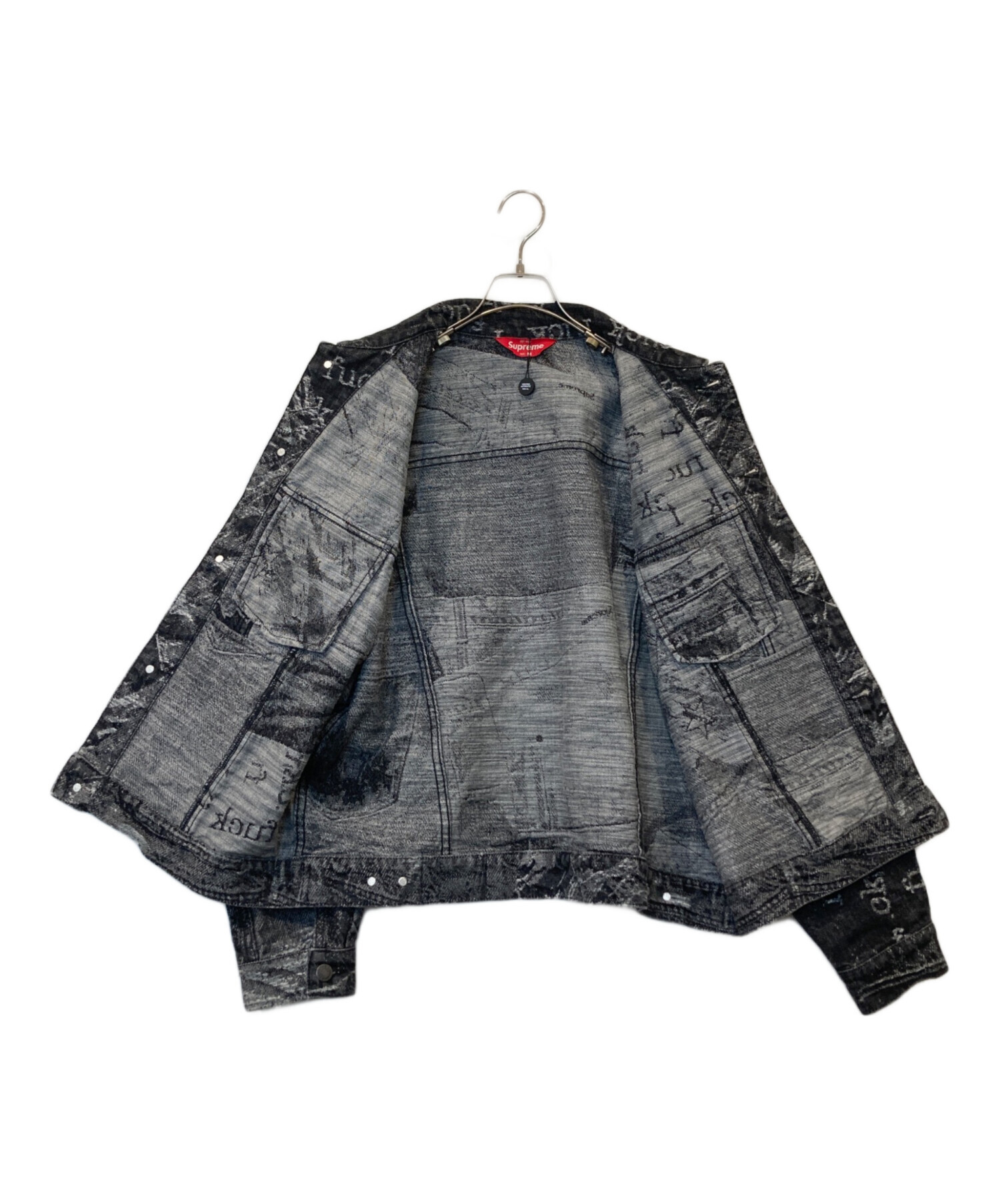 【極美品☆ジャガード☆☆】シュプリーム スクリプト デニムジャケット 中古・古着通販】Supreme (シュプリーム) Archive Denim Jacquard