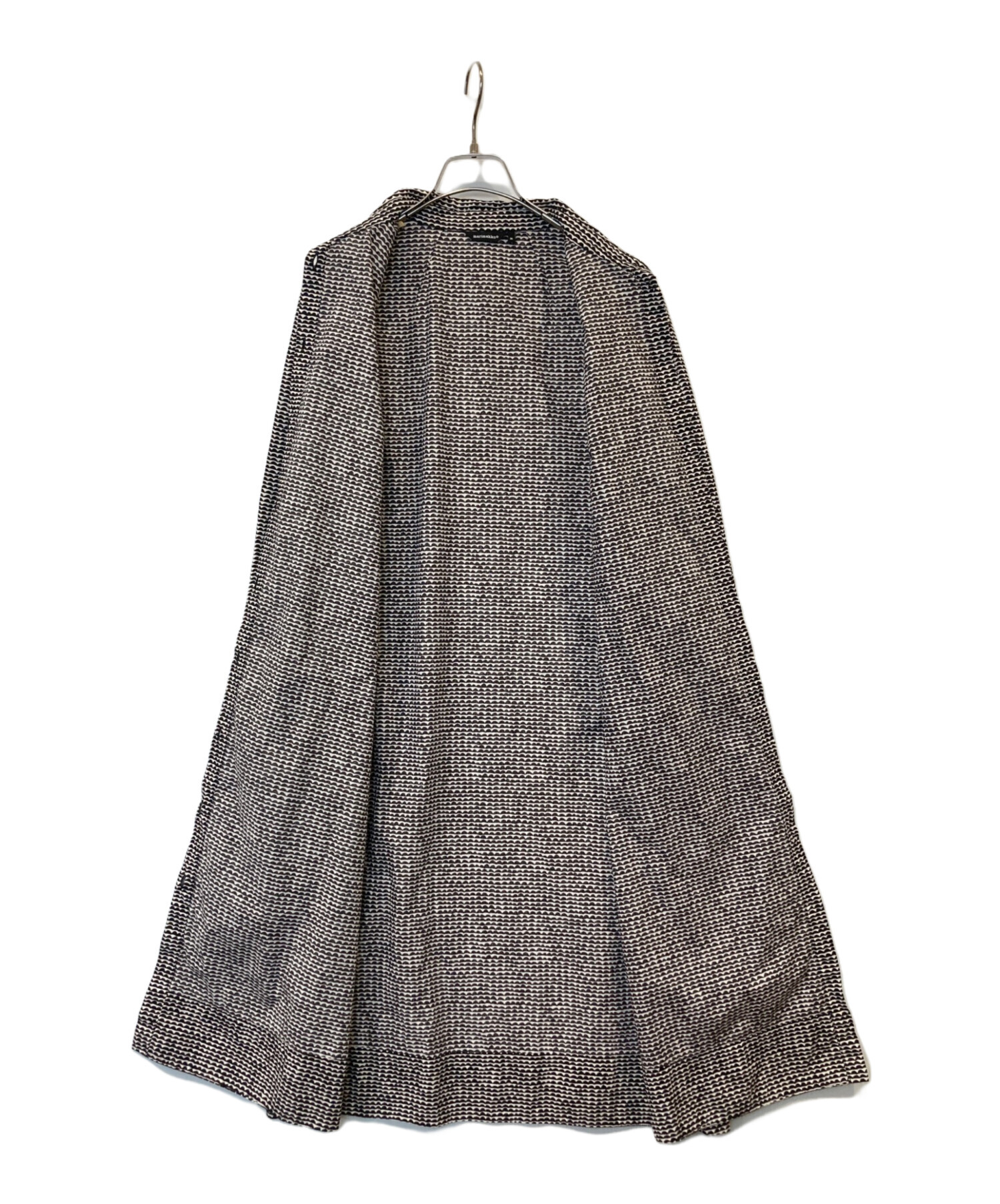 中古・古着通販】marimekko (マリメッコ) 波模様シャツワンピース