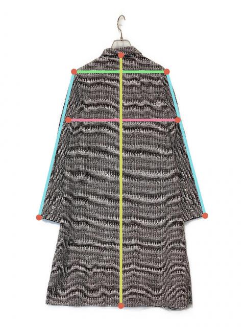 中古・古着通販】marimekko (マリメッコ) 波模様シャツワンピース