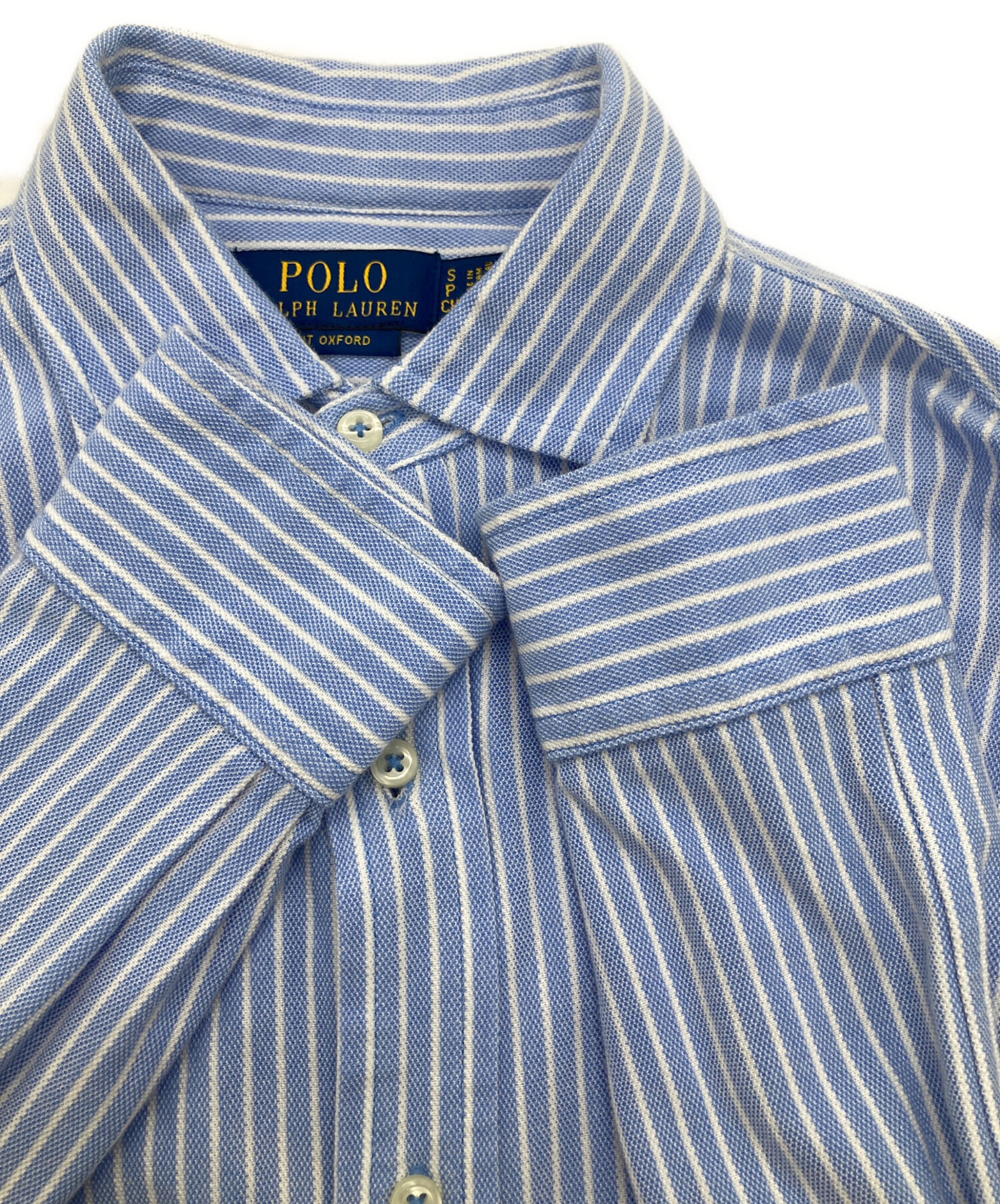 美品 RRL Ralph Lauren 蔦柄ストライプシャツ Ｌサイズ ブルー 中古・古着通販】POLO RALPH LAUREN (ポロ・ラルフローレン