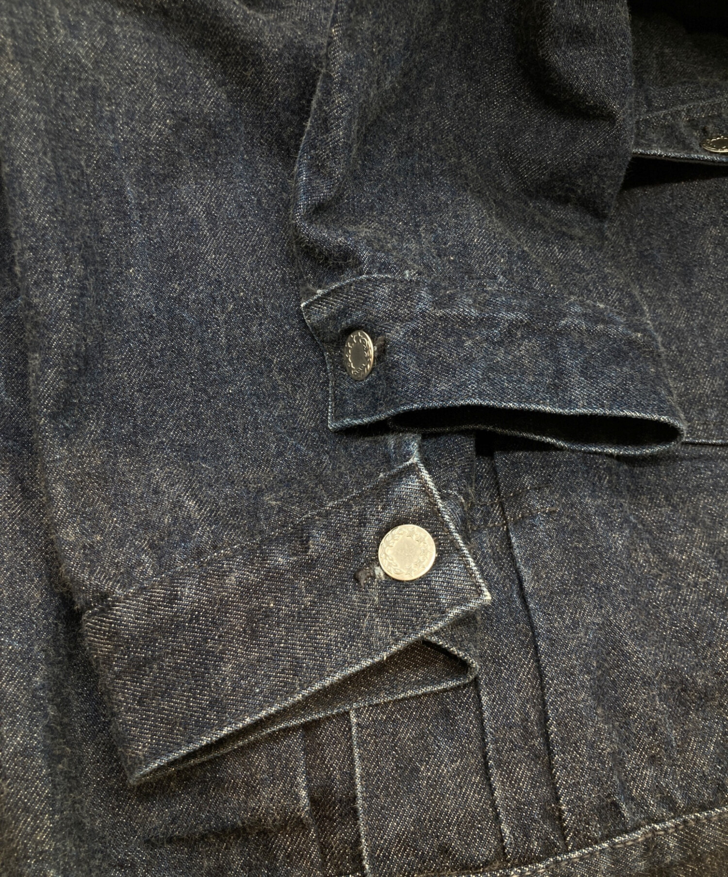中古・古着通販】noritake harada (ノリタケ ハラダ) Denim Pleated 