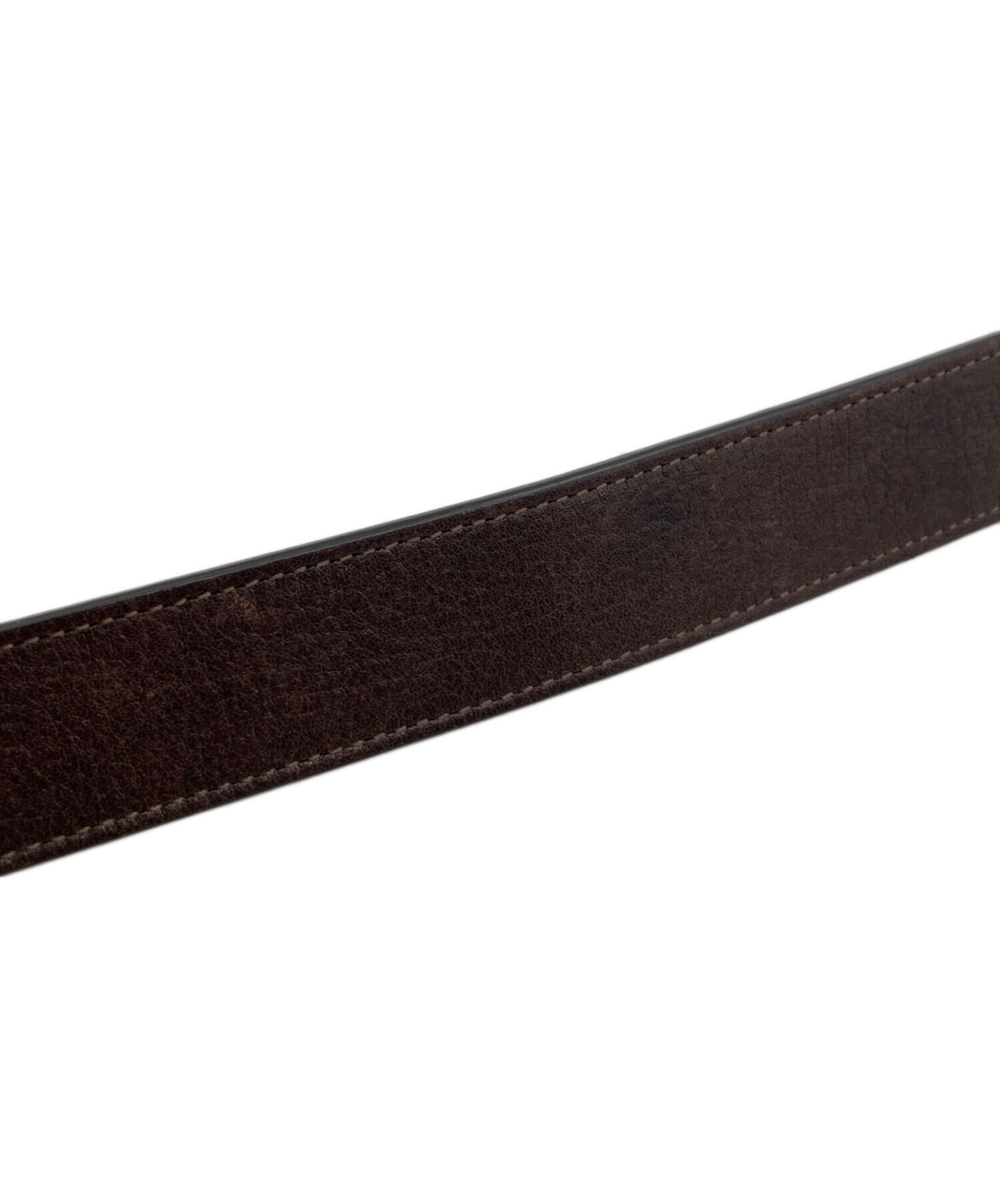 【Sale】 THE ROW Jin Beltレザー ベルト ブラウン 中古・古着通販】THE ROW (ザ ロウ) Jin カーフスキンレザーベルト