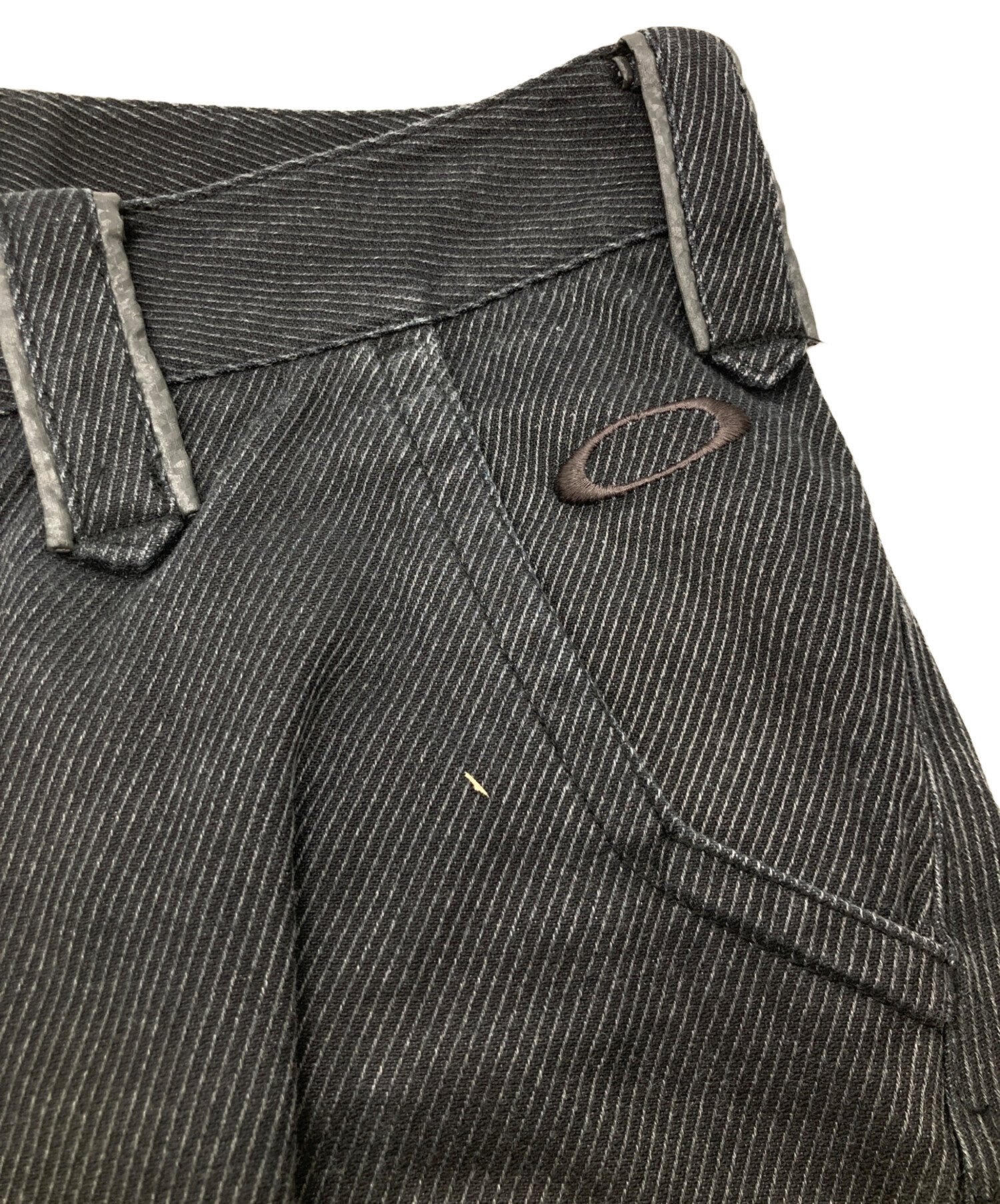 中古・古着通販】OAKLEY (オークリー) 立体裁断スカル刺繍デニムパンツ 