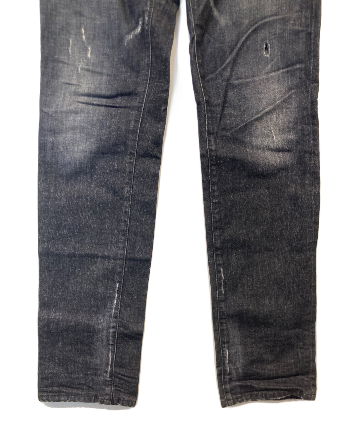 中古・古着通販】DSQUARED2 (ディースクエアード) 加工デニムパンツ