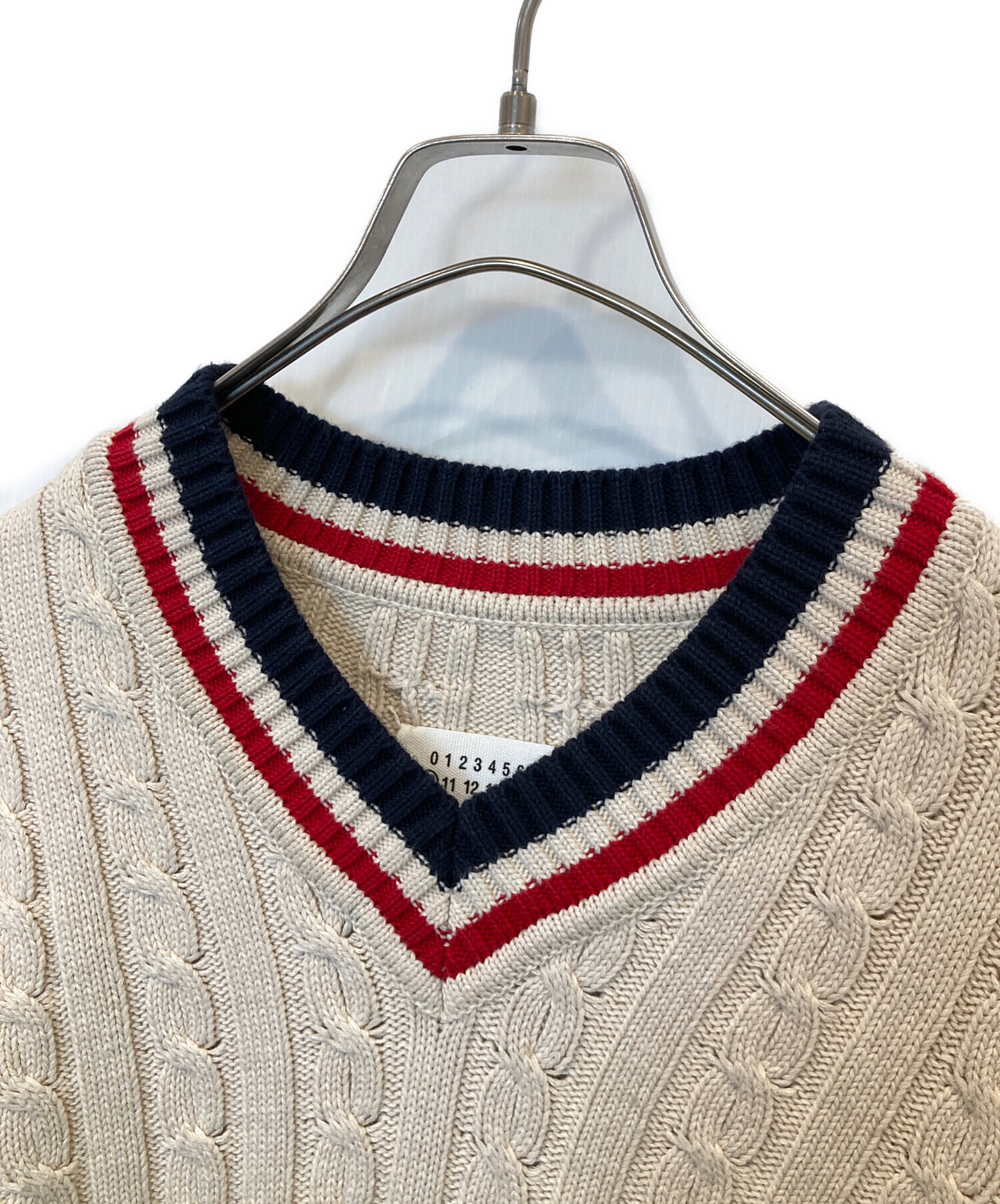 メンズ 04aw Martin Margiela タートルネックウールキャメルセーター