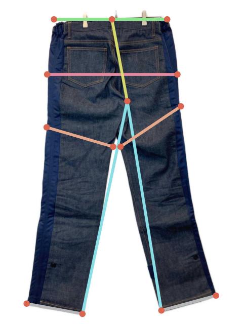中古・古着通販】A.P.C. (アーペーセー) sacai (サカイ) PANTALON HARU