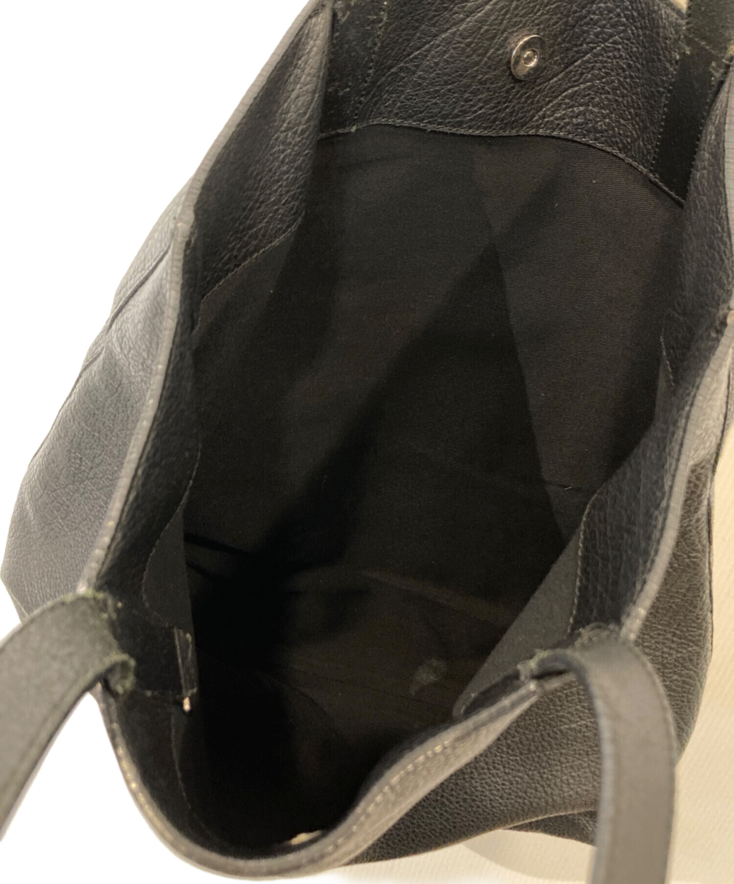 中古・古着通販】COS (コス) レザートートバッグ ブラック｜ブランド