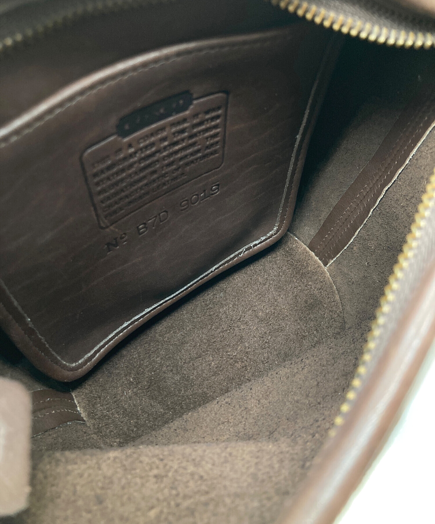 中古・古着通販】COACH (コーチ) バケツ型レザーショルダーバッグ B7D 