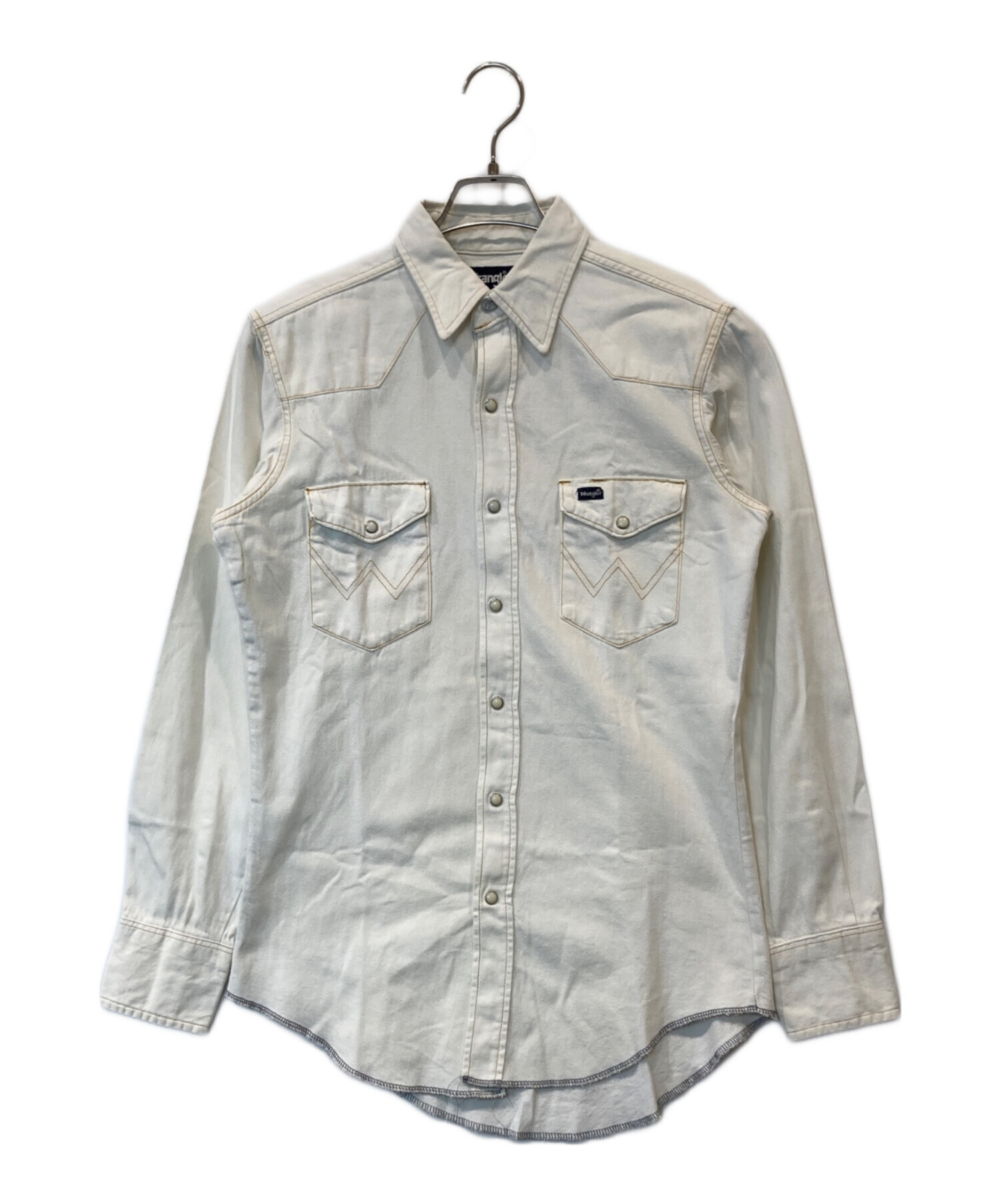 中古・古着通販】Wrangler (ラングラー) ウエスタンシャツ ホワイト