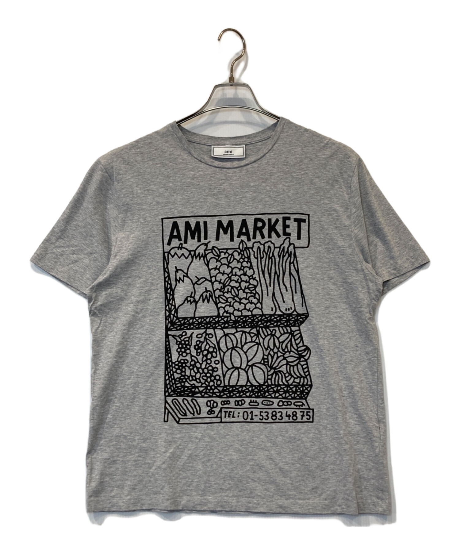 中古・古着通販】AMI PARIS (アミ パリス) プリントTシャツ E16J106.74