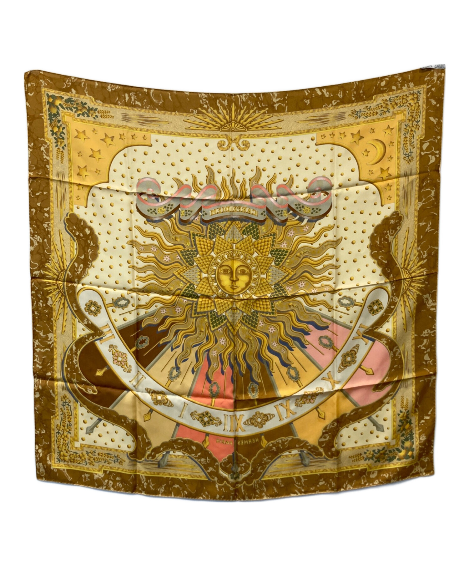 中古・古着通販】HERMES (エルメス) シルクスカーフ CARPE DIEM