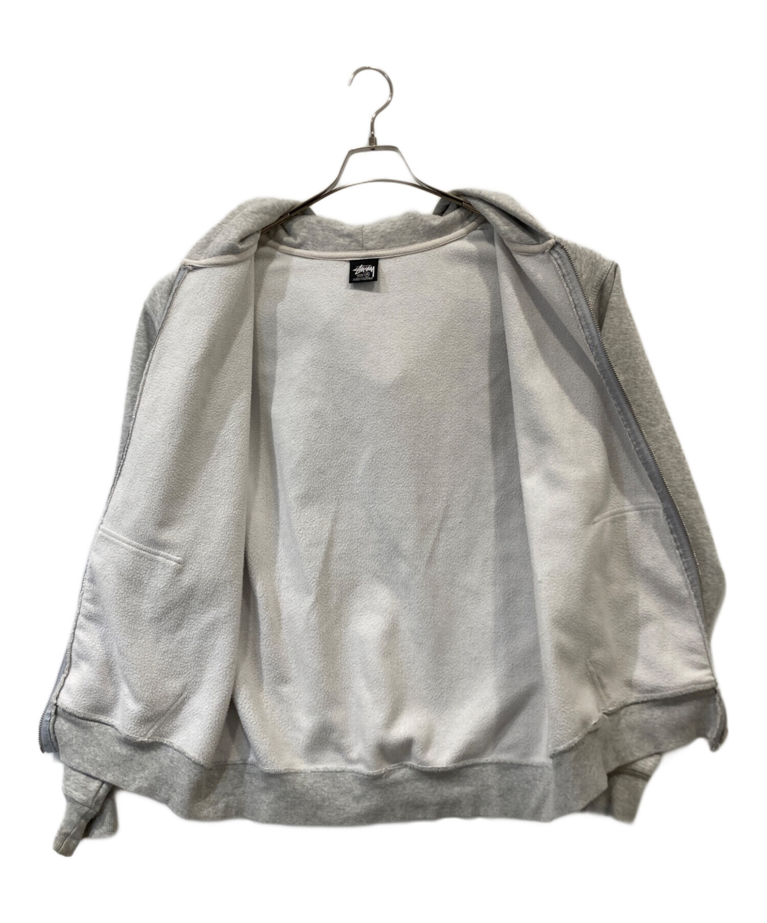 中古・古着通販】stussy (ステューシー) ベーシックロゴプリントジップ