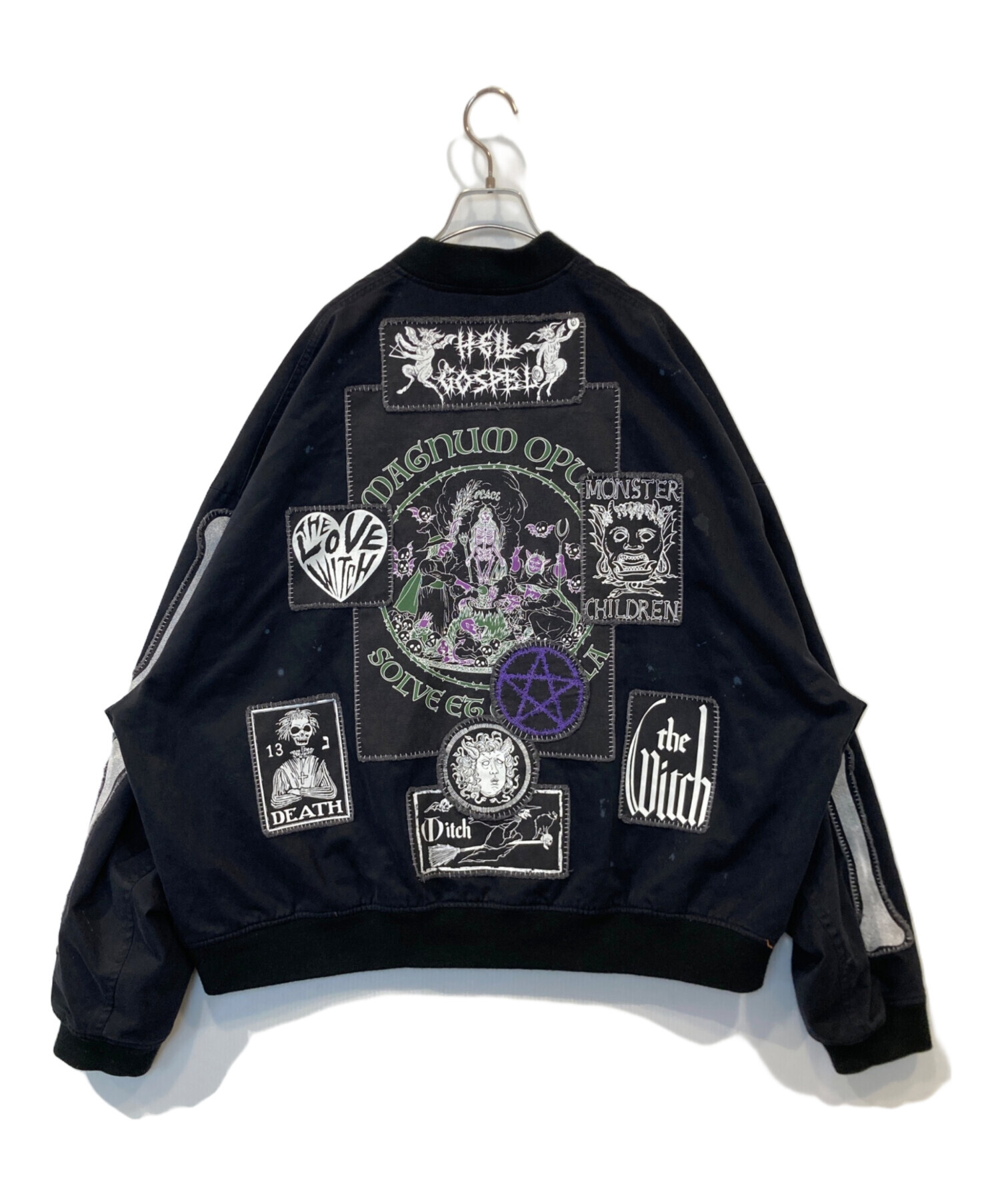 中古・古着通販】KIDILL (キディル) PATCH MA-1 JACKET KL793 ブラック