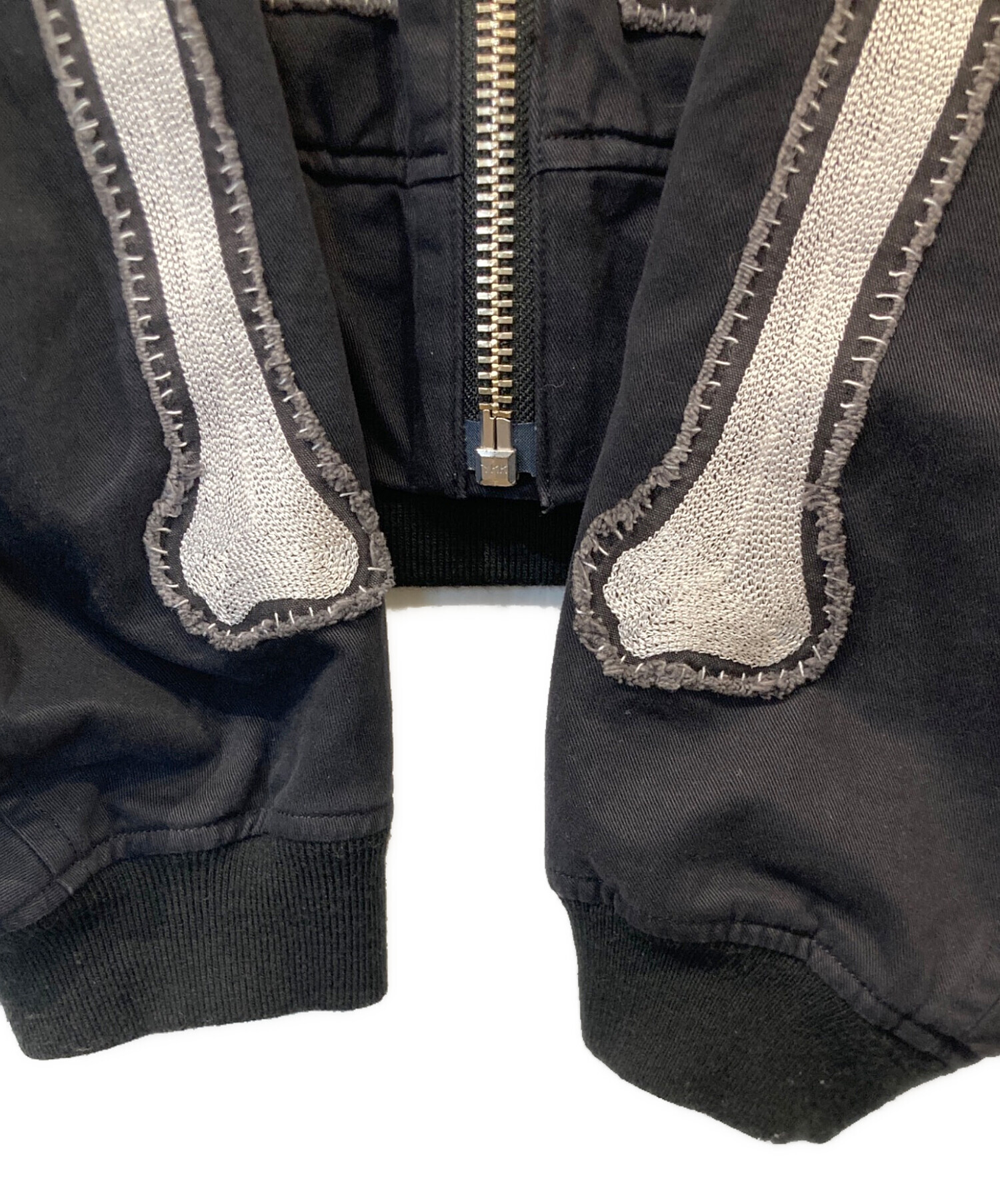 中古・古着通販】KIDILL (キディル) PATCH MA-1 JACKET KL793 ブラック