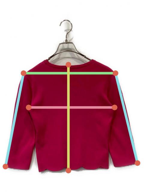 ミル　BORDERS at BALCONY ピンクニット 中古・古着通販】BORDERS AT BALCONY (ボーダーズアットバルコニー