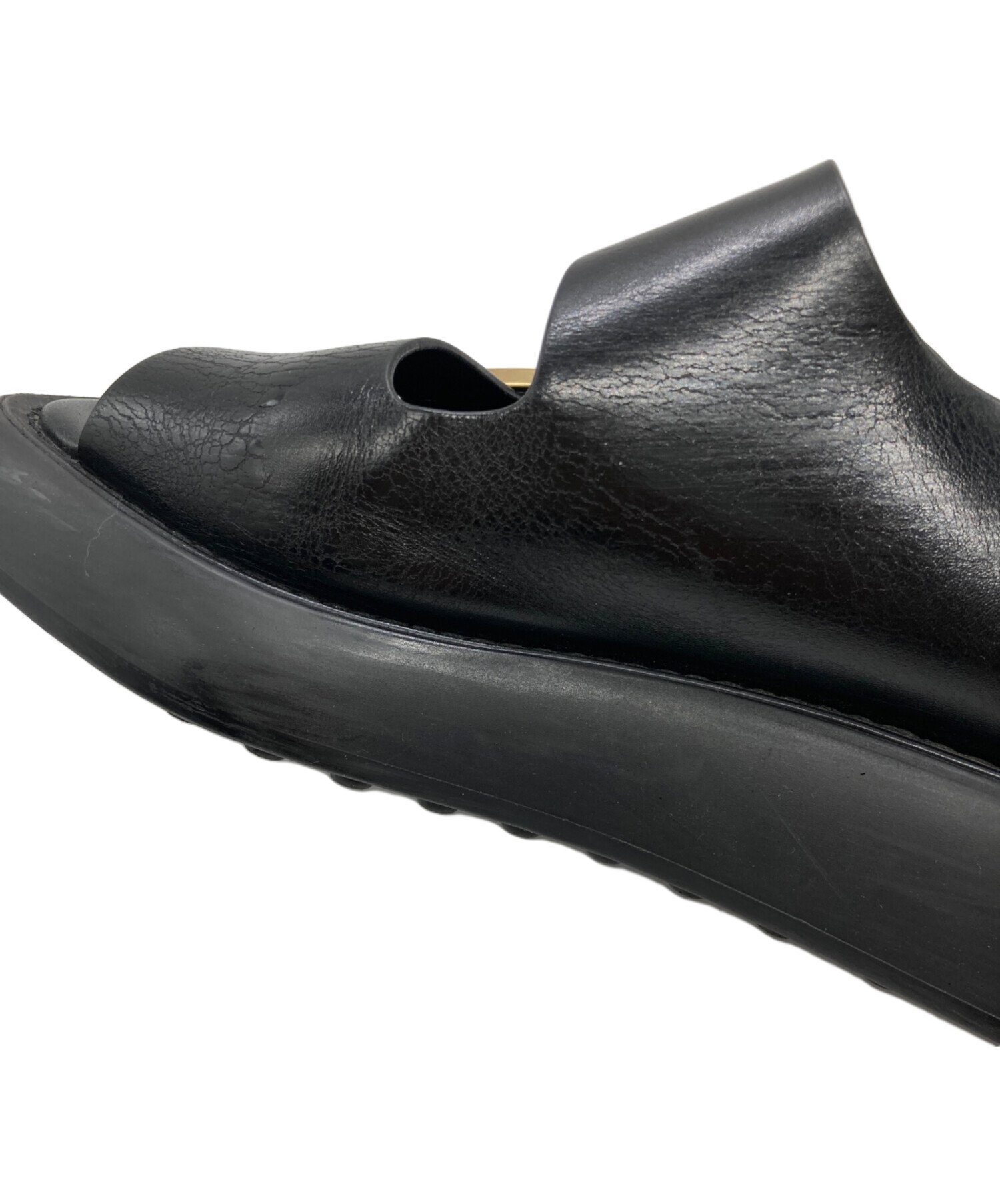中古・古着通販】TOD'S (トッズ) ダブルバックルサンダル ブラック