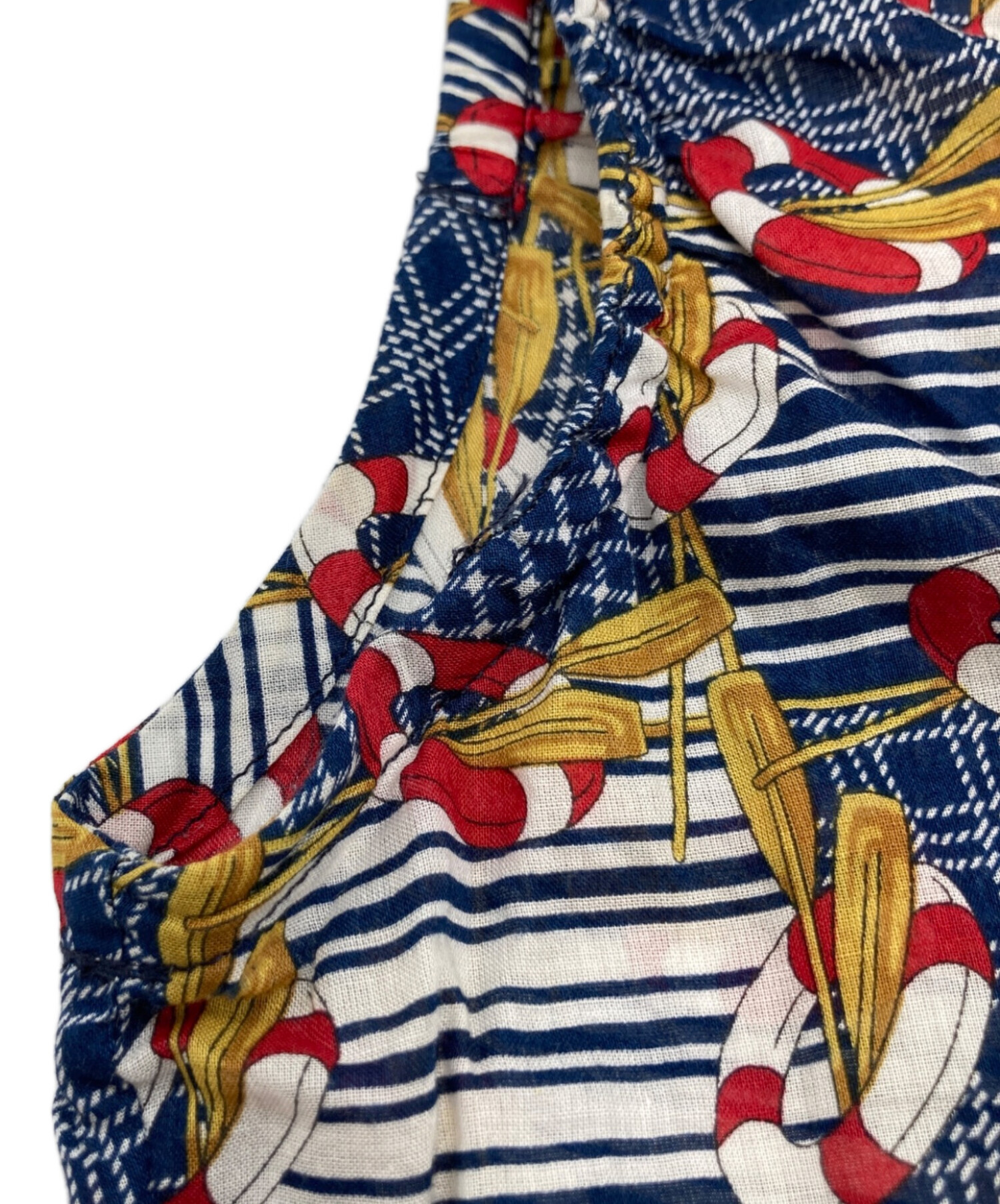 美品 DOLCE&GABBANA ドルチェ&ガッバーナ シチリア柄 シルク ノースリーブ ブラウス サイズ36 マルチカラー レディース 古着 中古 USED 中古・古着通販】DOLCE & GABBANA (ドルチェ＆ガッバーナ