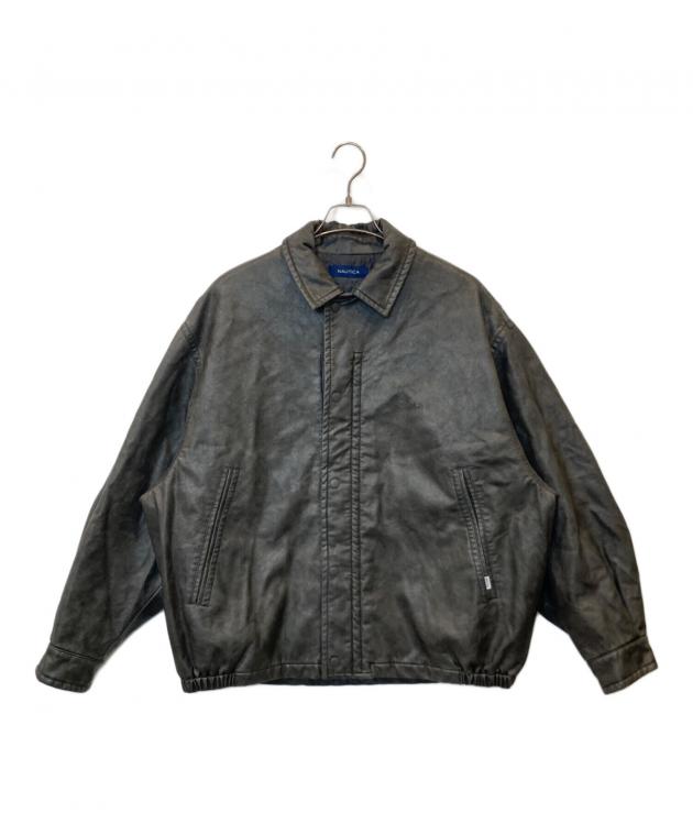 NAUTICA 00s レザーブルゾン 中古・古着通販】NAUTICA (ノーティカ) Faded Vegan Leather Blouson