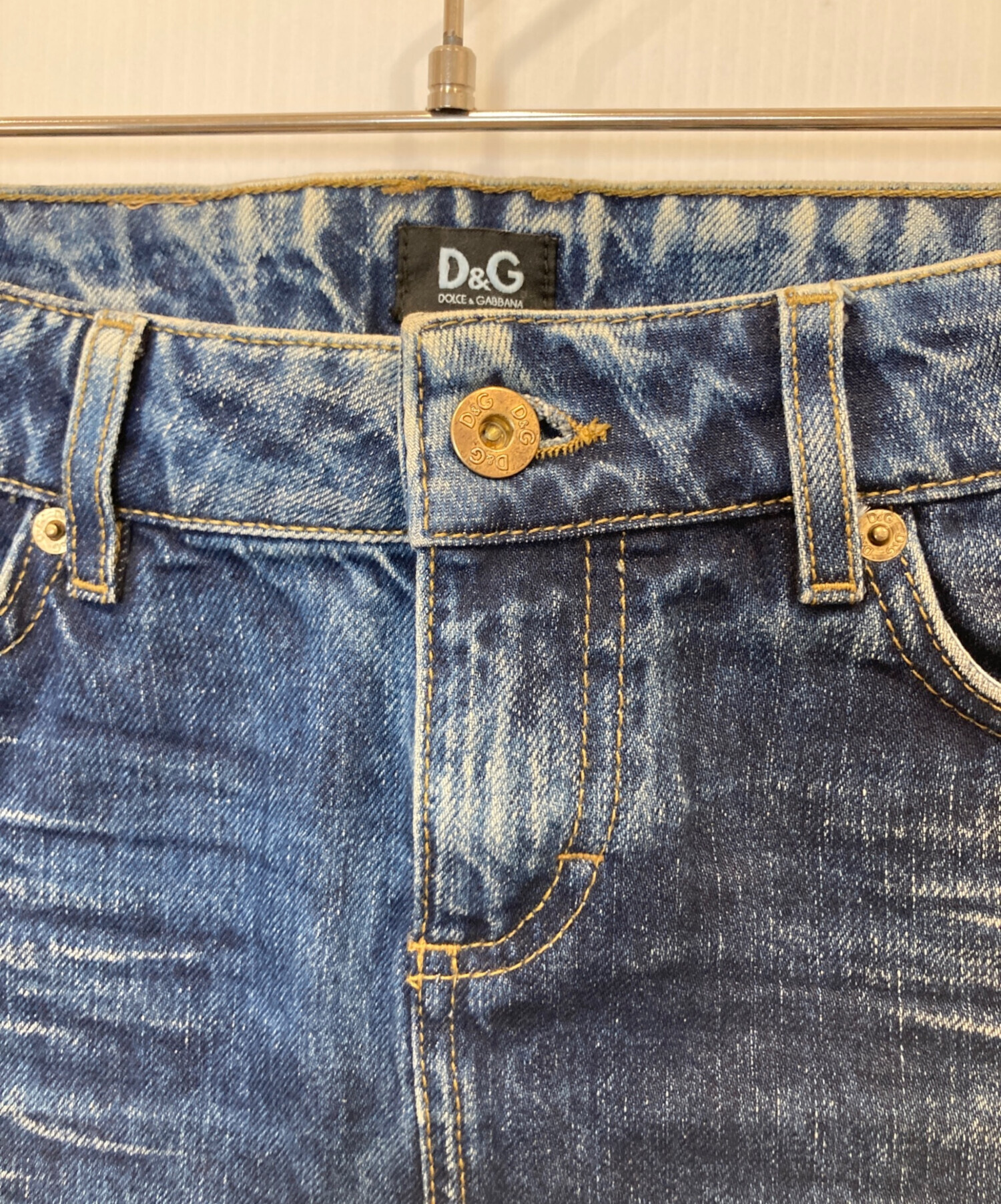 中古・古着通販】DOLCE & GABBANA (ドルチェ＆ガッバーナ) デニムミニ